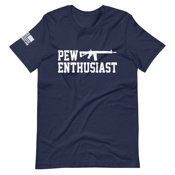 Pew Enthusiast 2nd amendment pro gun Unisex t-shirt - Image 2