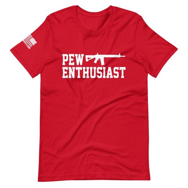 Pew Enthusiast 2nd amendment pro gun Unisex t-shirt - Image 3