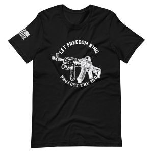 Let the freedom ring 2nd amendment pro gun Unisex t-shirt