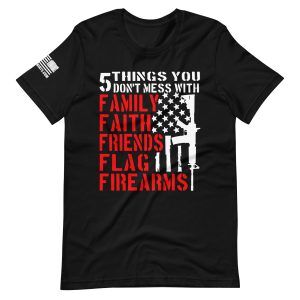 5 Things 2nd amendment pro gun Unisex t-shirt