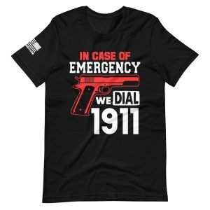We dial 1911 2nd amendment pro gun Unisex t-shirt