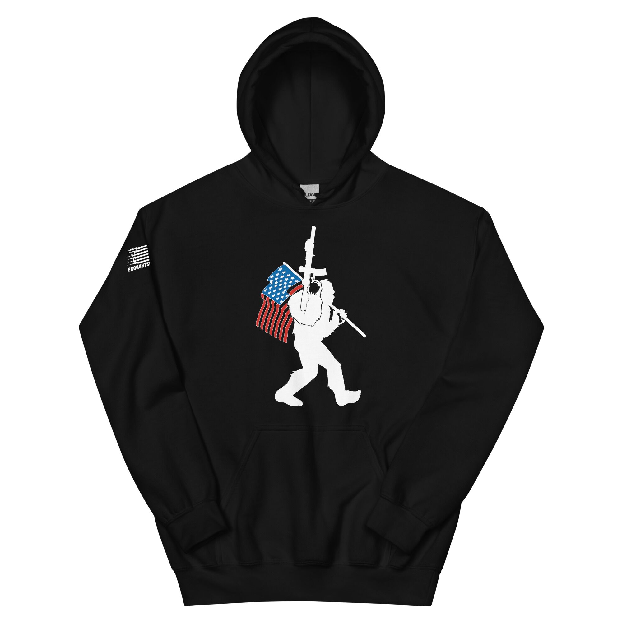 Bigfoot with a gun 2nd amendment pro gun Unisex Hoodie