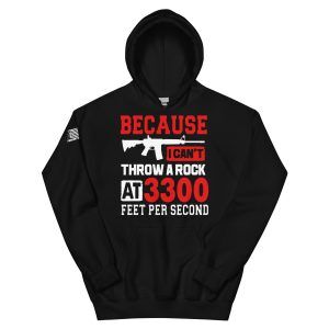 Because I can't throw 2nd amendment pro gun Unisex Hoodie