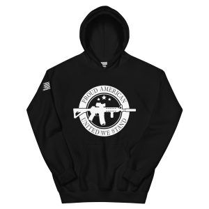 Proud American 2nd amendment pro gun Unisex Hoodie