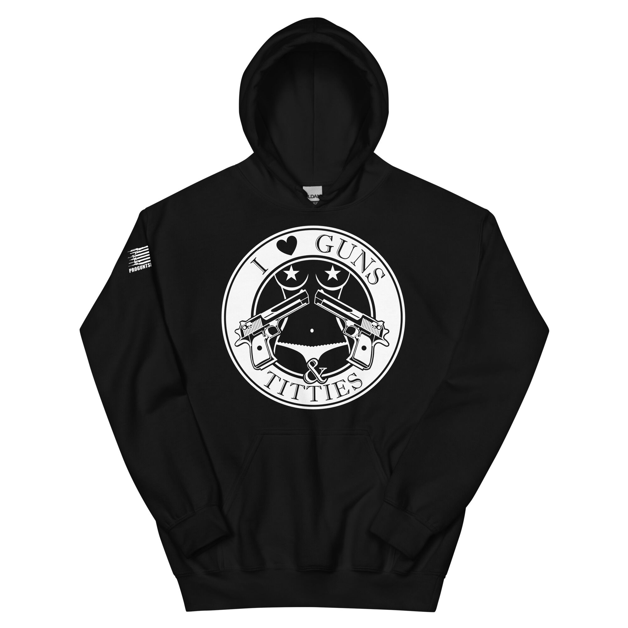 I love guns and titties 2nd amendment pro gun Unisex Hoodie