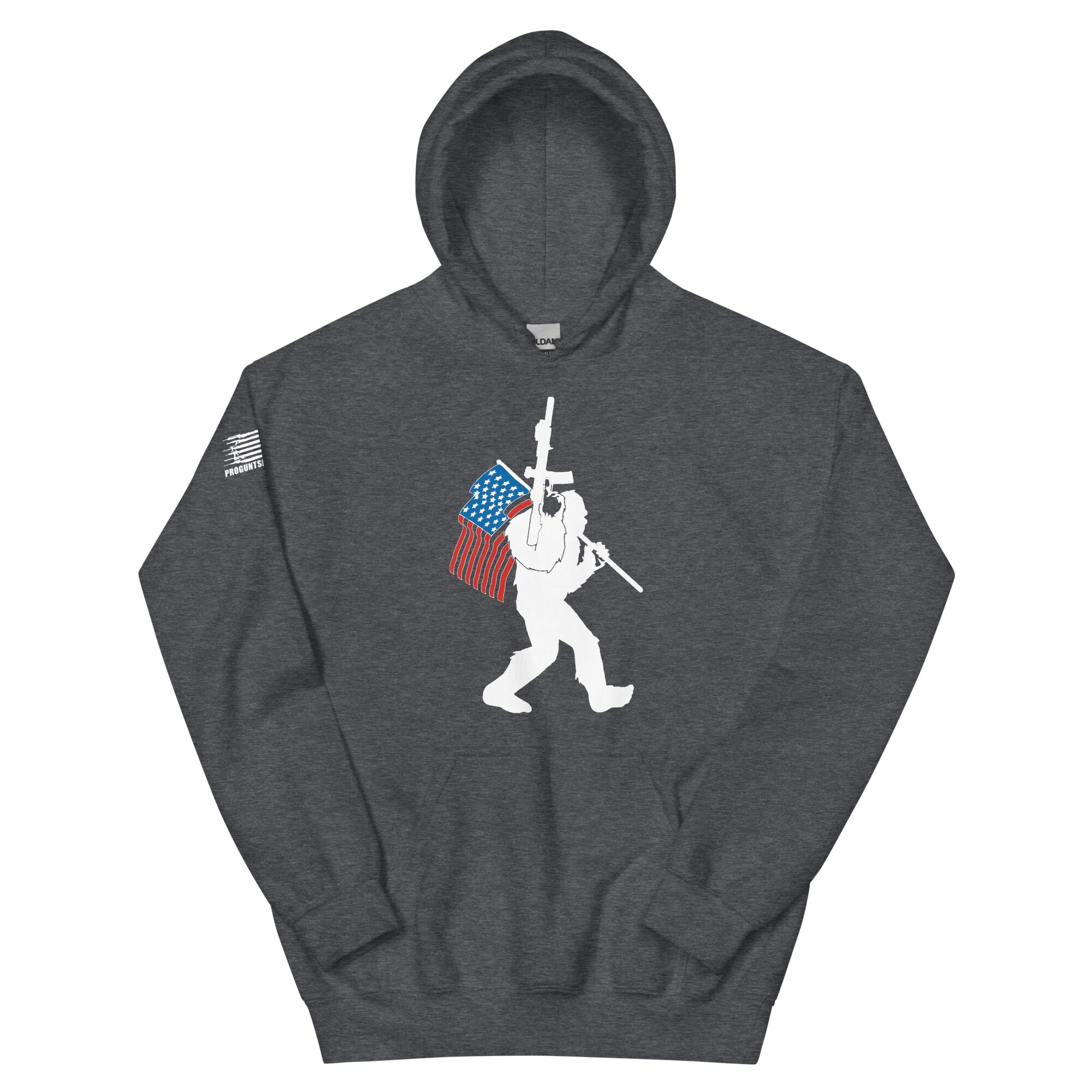 Bigfoot with a gun 2nd amendment pro gun Unisex Hoodie - Image 6