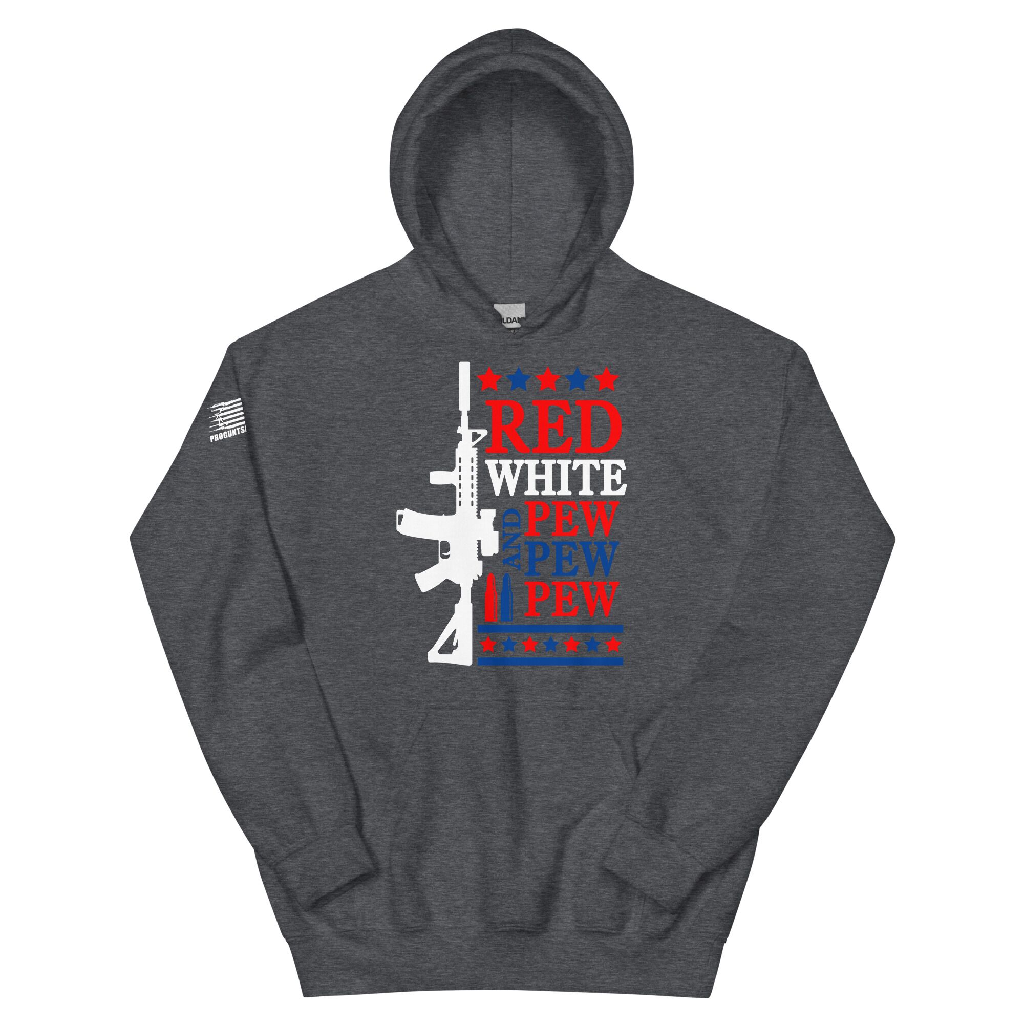 Red white 2nd amendment pro gun Unisex Hoodie - Image 5