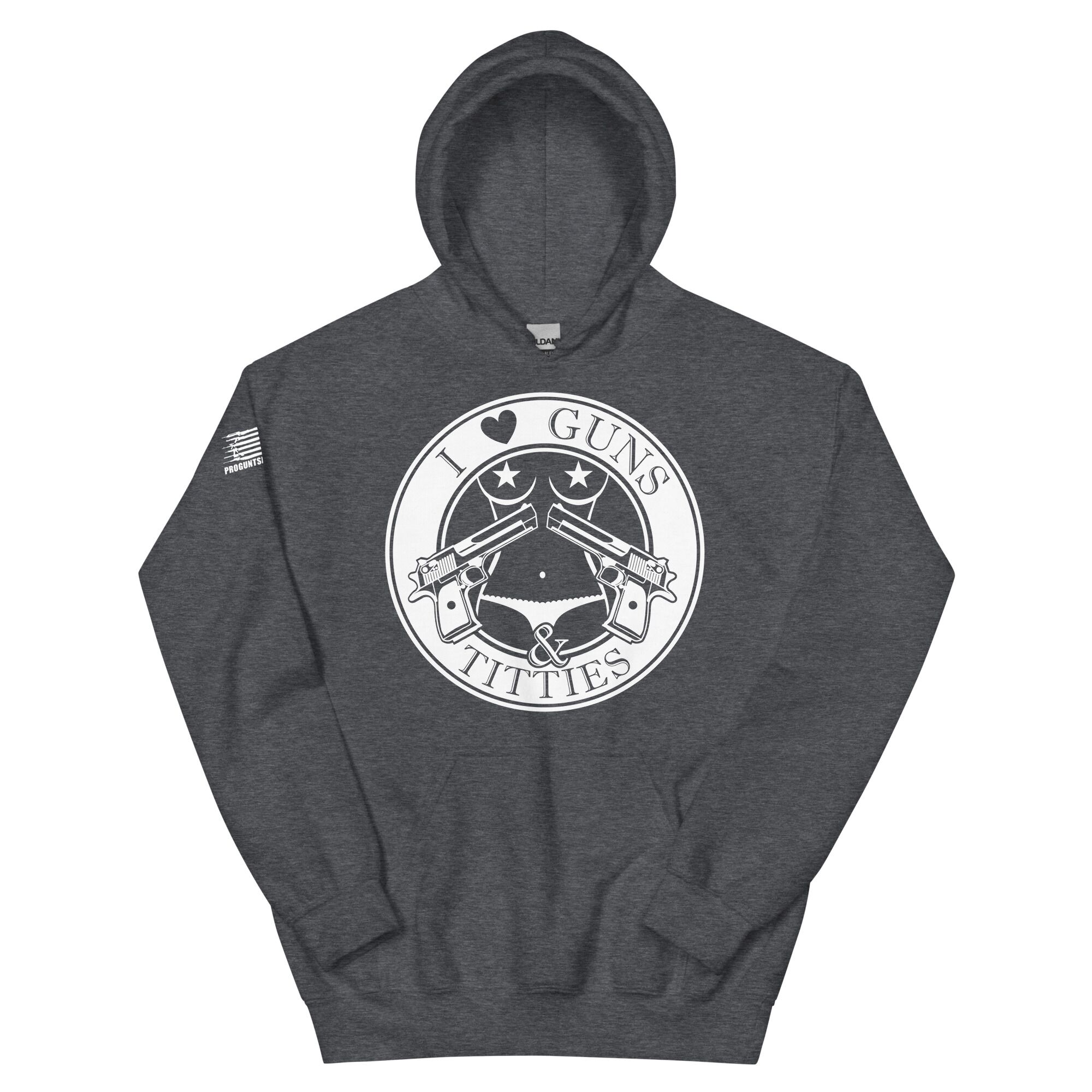 I love guns and titties 2nd amendment pro gun Unisex Hoodie - Image 5