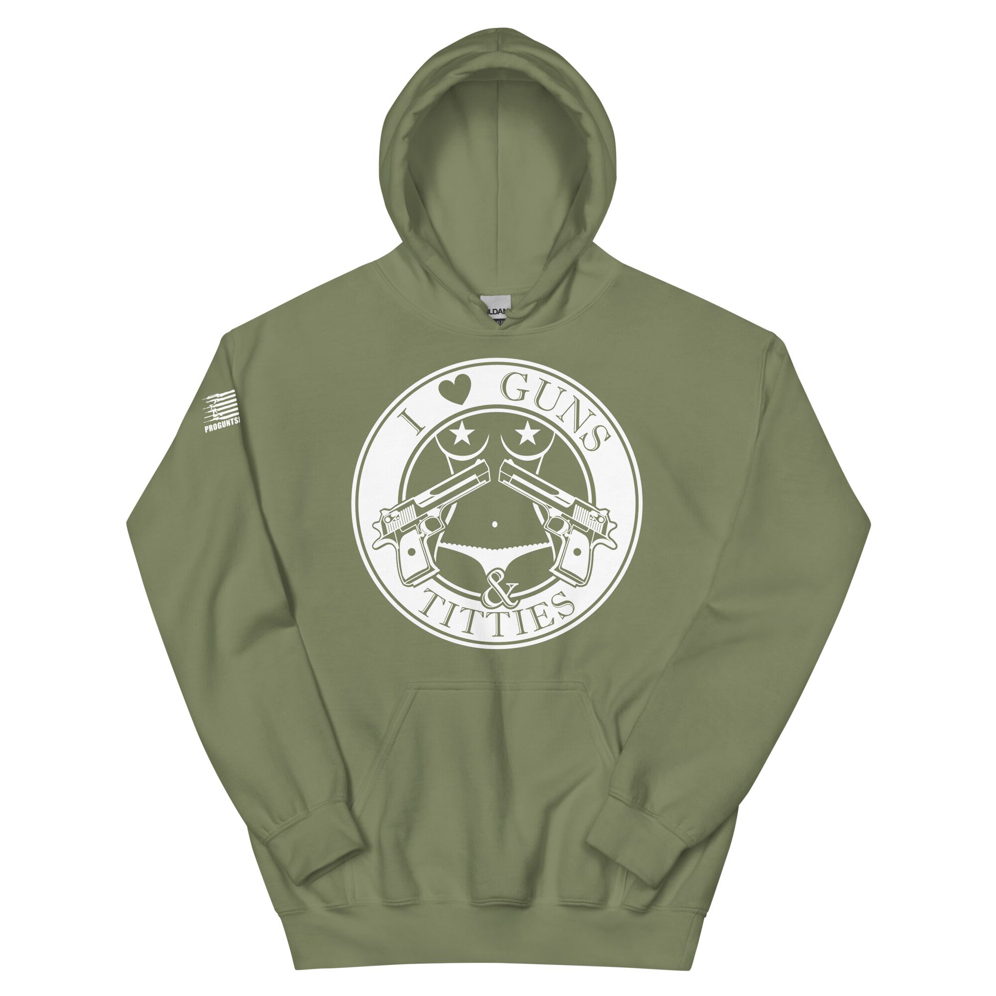 I love guns and titties 2nd amendment pro gun Unisex Hoodie - Image 7