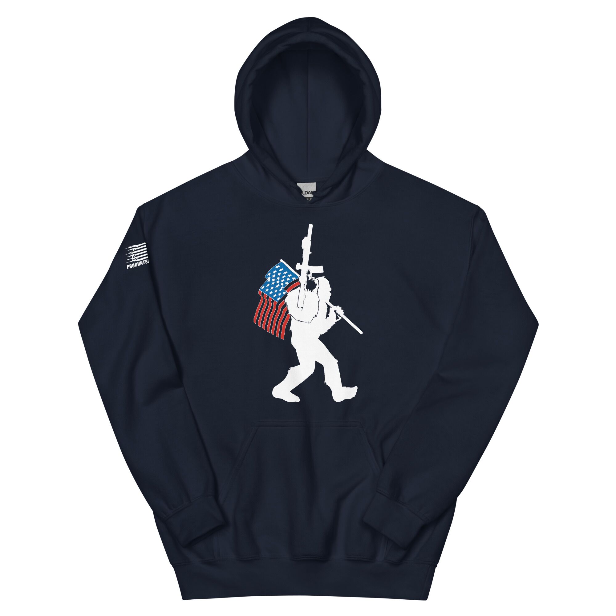 Bigfoot with a gun 2nd amendment pro gun Unisex Hoodie - Image 3