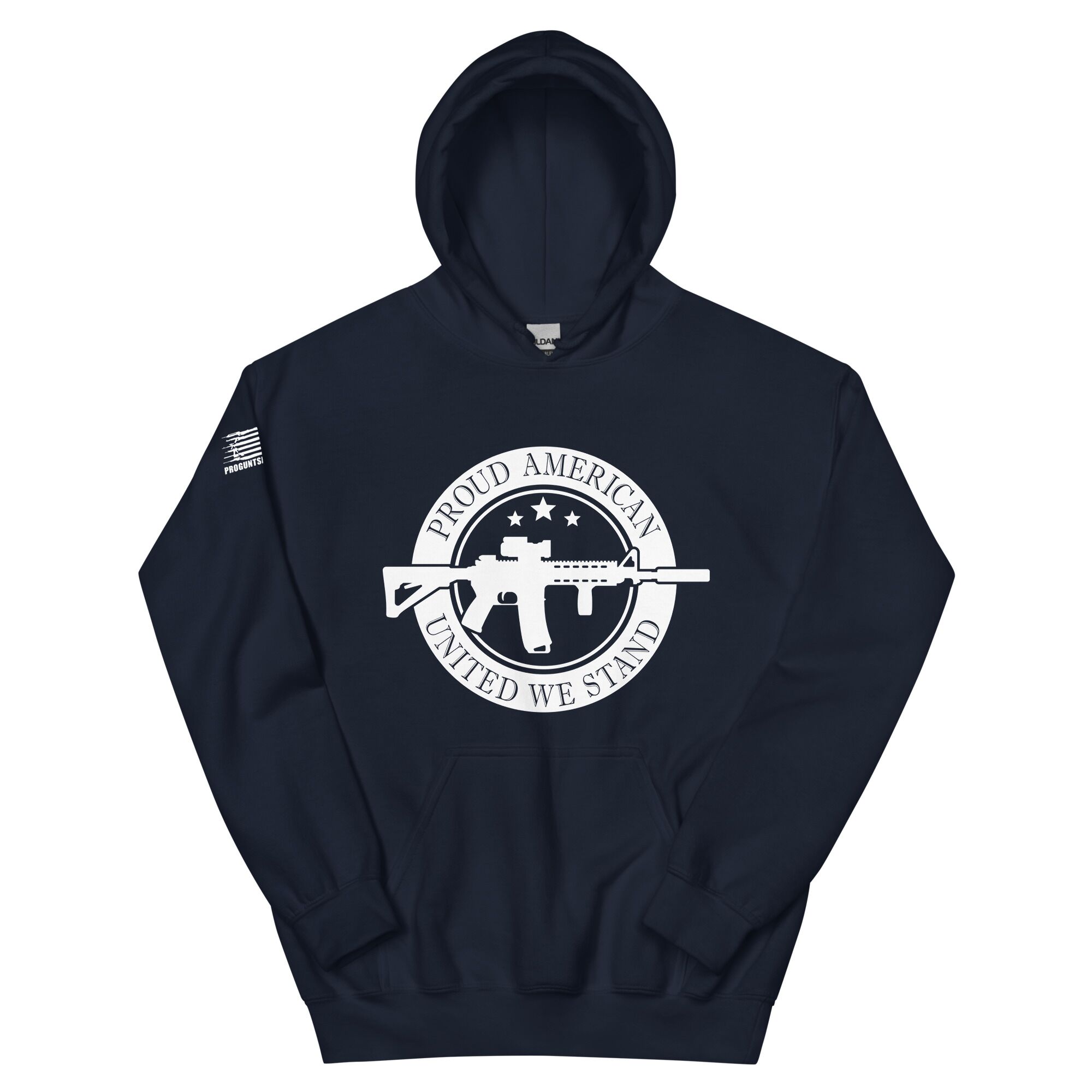 Proud American 2nd amendment pro gun Unisex Hoodie - Image 3