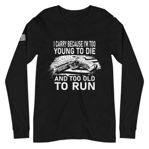 I carry because 2nd amendment pro gun Unisex Long Sleeve Tee