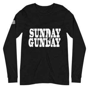 Sunday Gun Day 2nd amendment pro gun Unisex Long Sleeve Tee