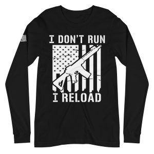 I don't run 2nd amendment pro gun Unisex Long Sleeve Tee