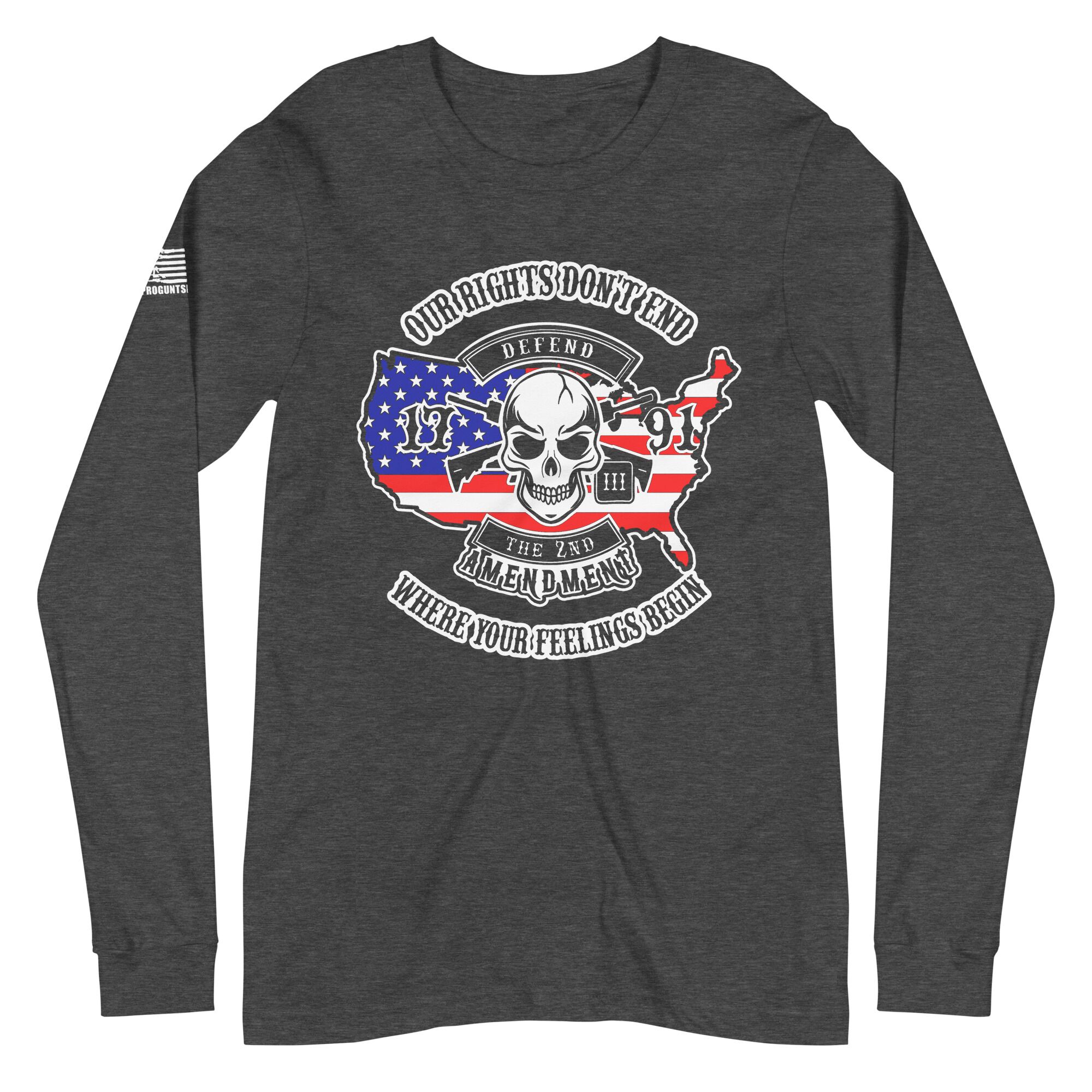 Our Rights 2nd amendment pro gun Unisex Long Sleeve Tee - Image 3