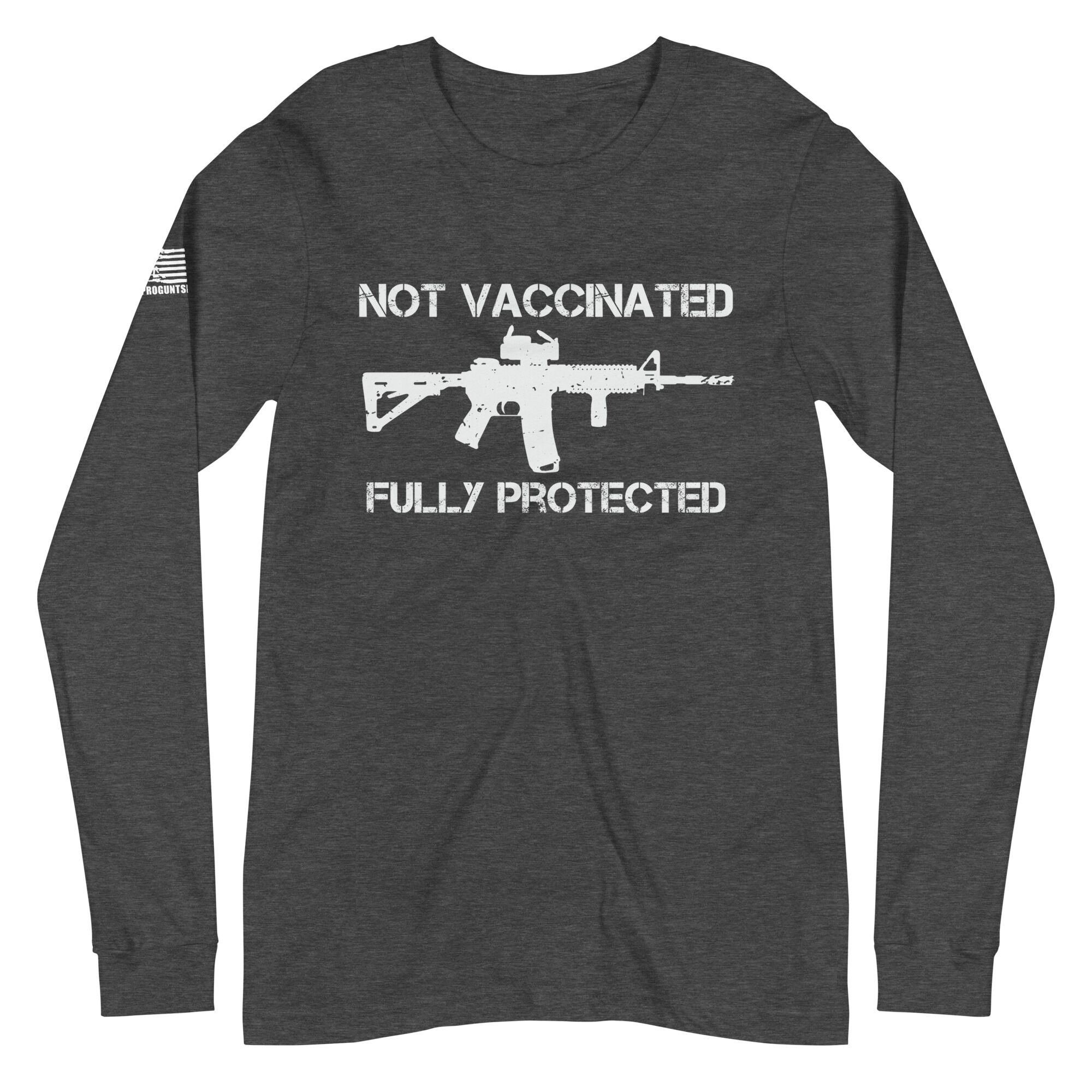 Fully Protected 2nd amendment pro gun Unisex Long Sleeve Tee - Image 5