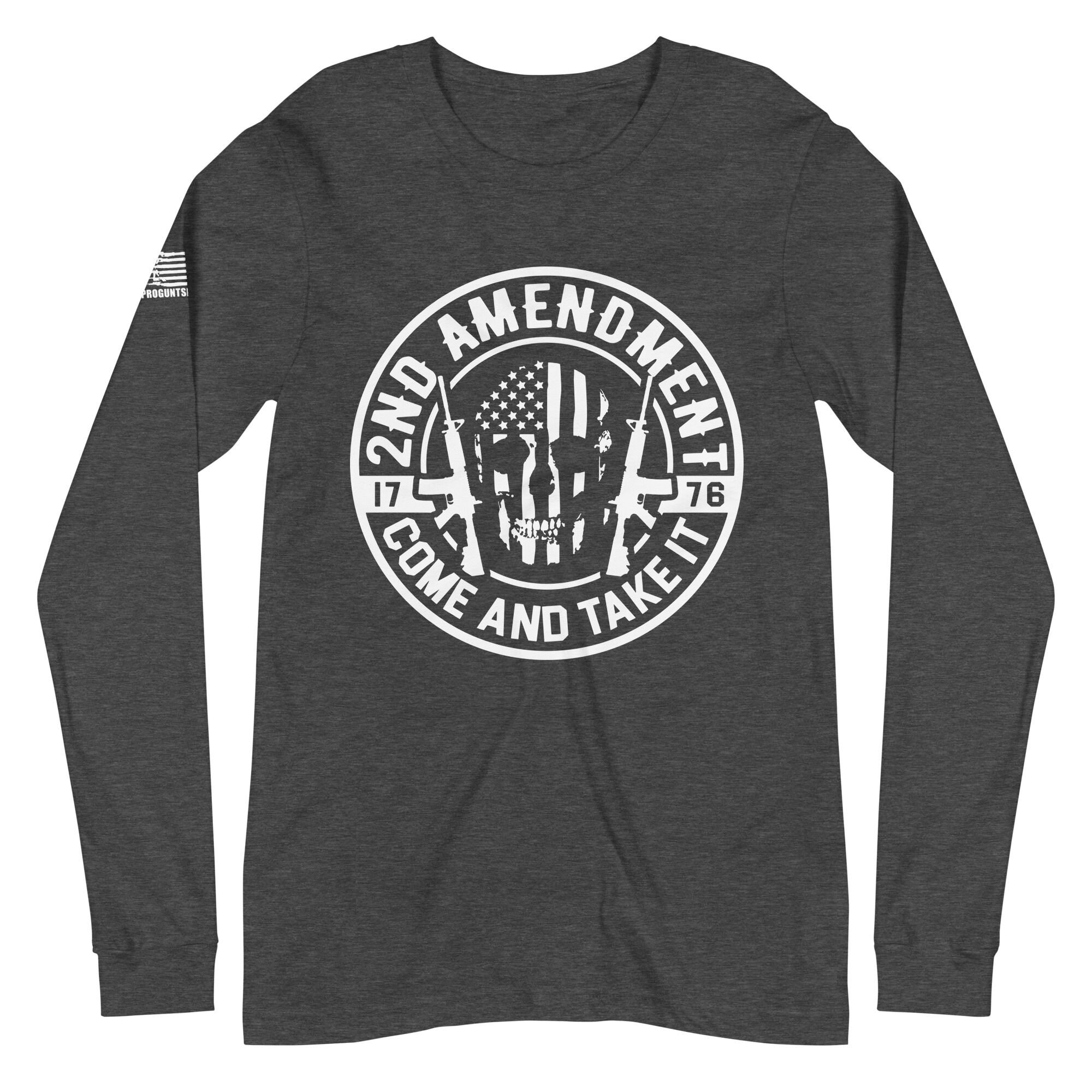 Come and take it 2nd amendment pro gun Unisex Long Sleeve Tee - Image 5