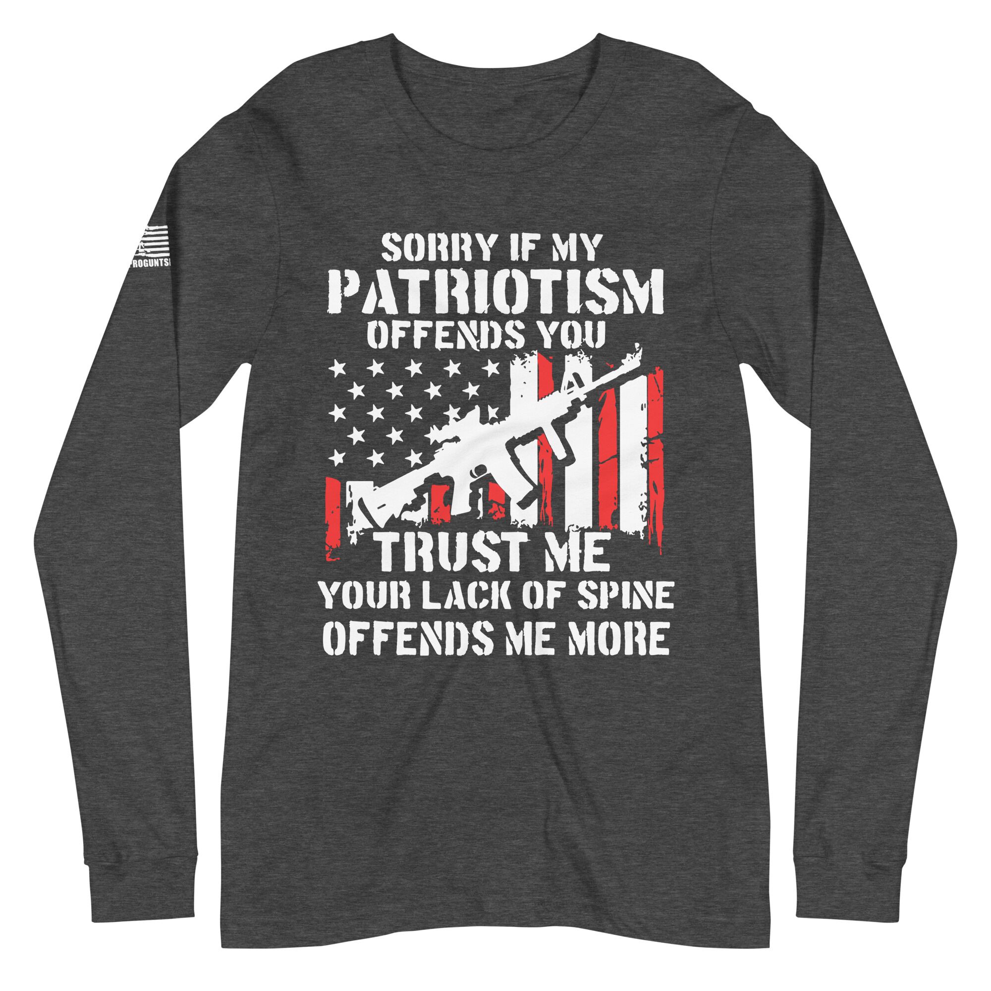 Patriotism 2nd amendment pro gun Unisex Long Sleeve Tee - Image 4