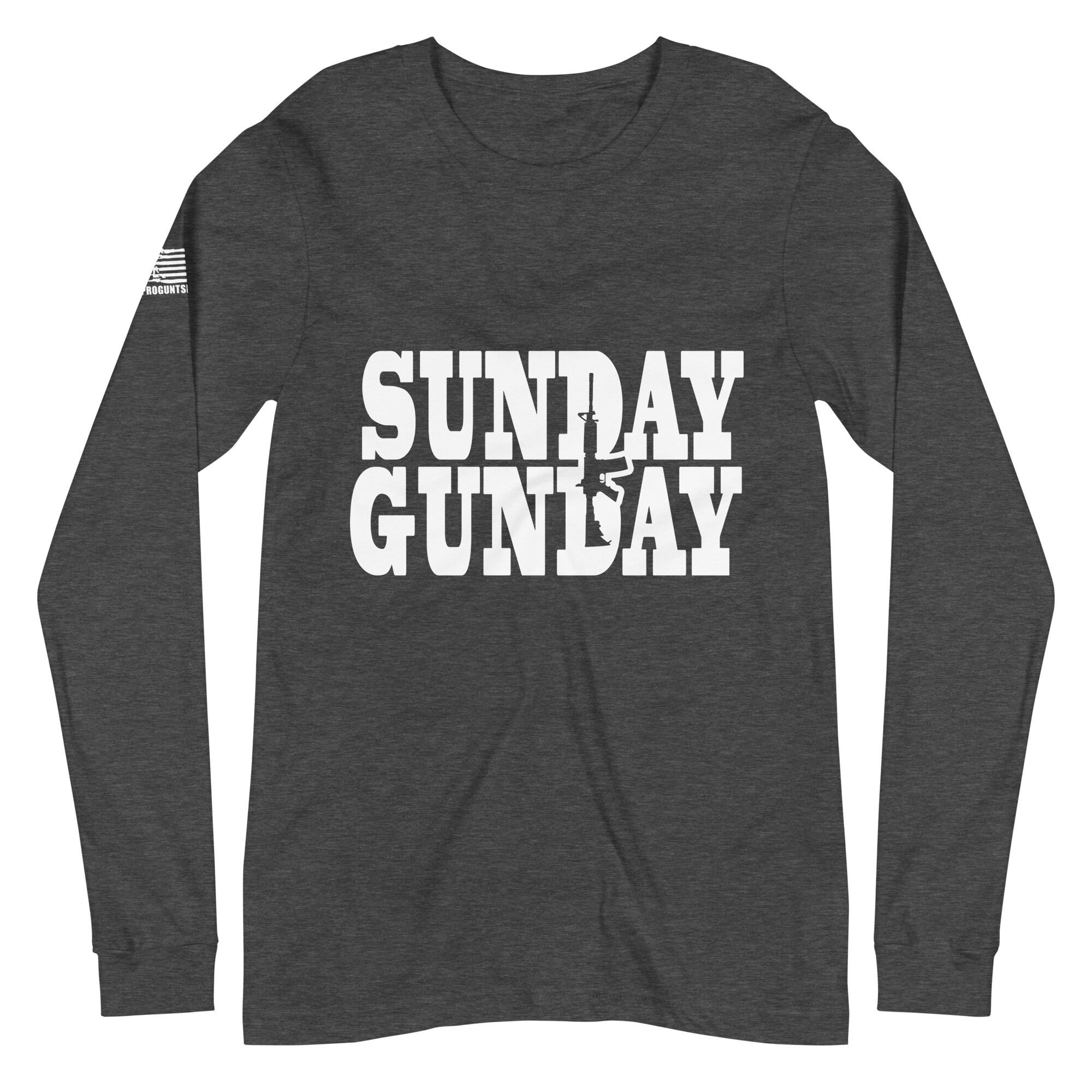 Sunday Gun Day 2nd amendment pro gun Unisex Long Sleeve Tee - Image 4