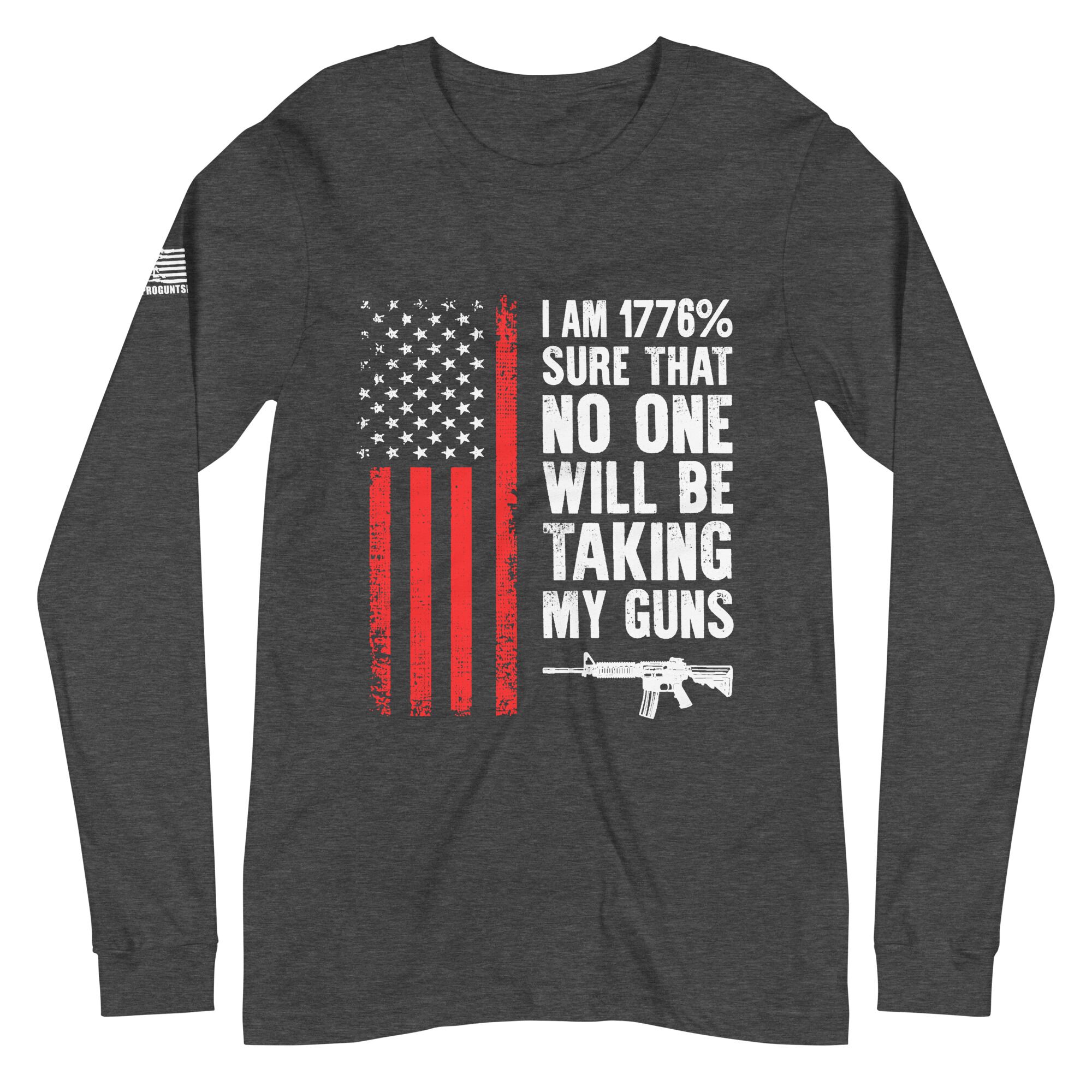 1776 Sure 2nd amendment pro gun Unisex Long Sleeve Tee - Image 4