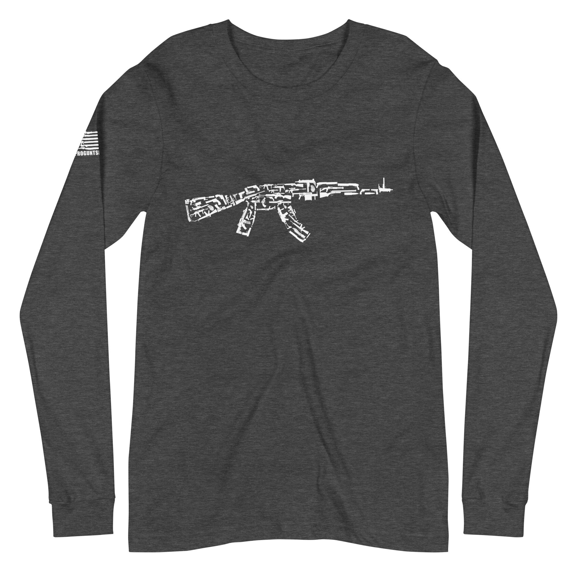 AK47 2nd amendment pro gun Unisex Long Sleeve Tee - Image 4