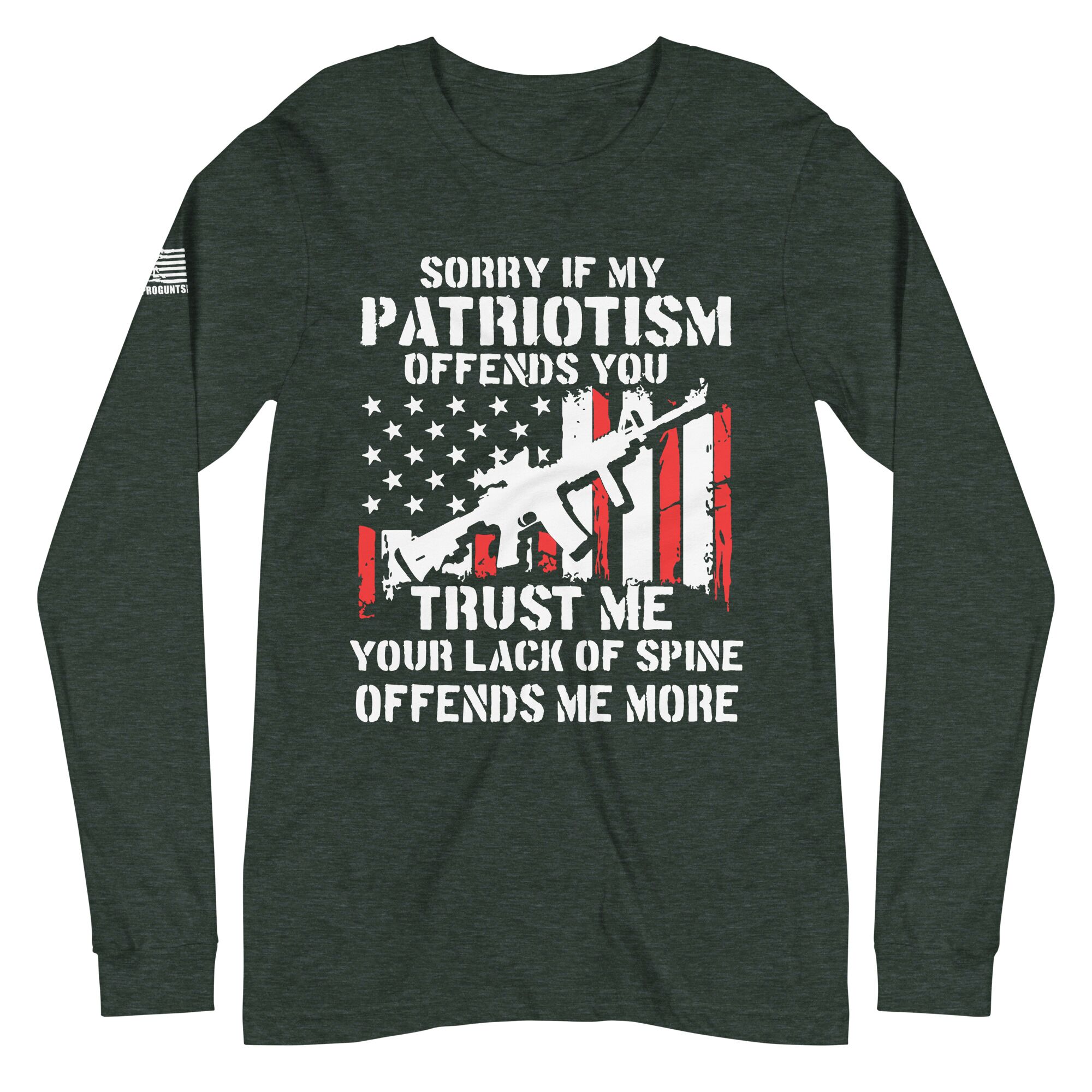Patriotism 2nd amendment pro gun Unisex Long Sleeve Tee - Image 3