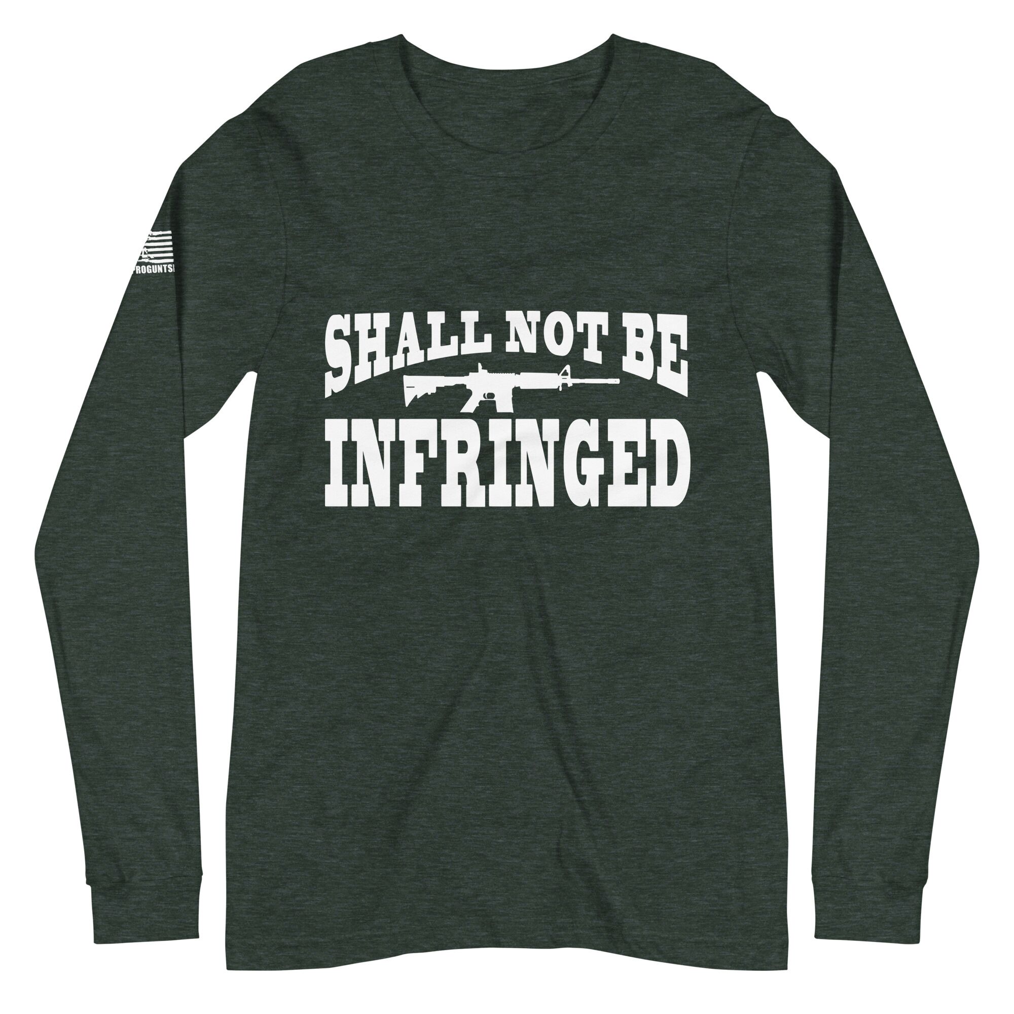 Shall not be infringed 2nd amendment pro gun Unisex Long Sleeve Tee - Image 3