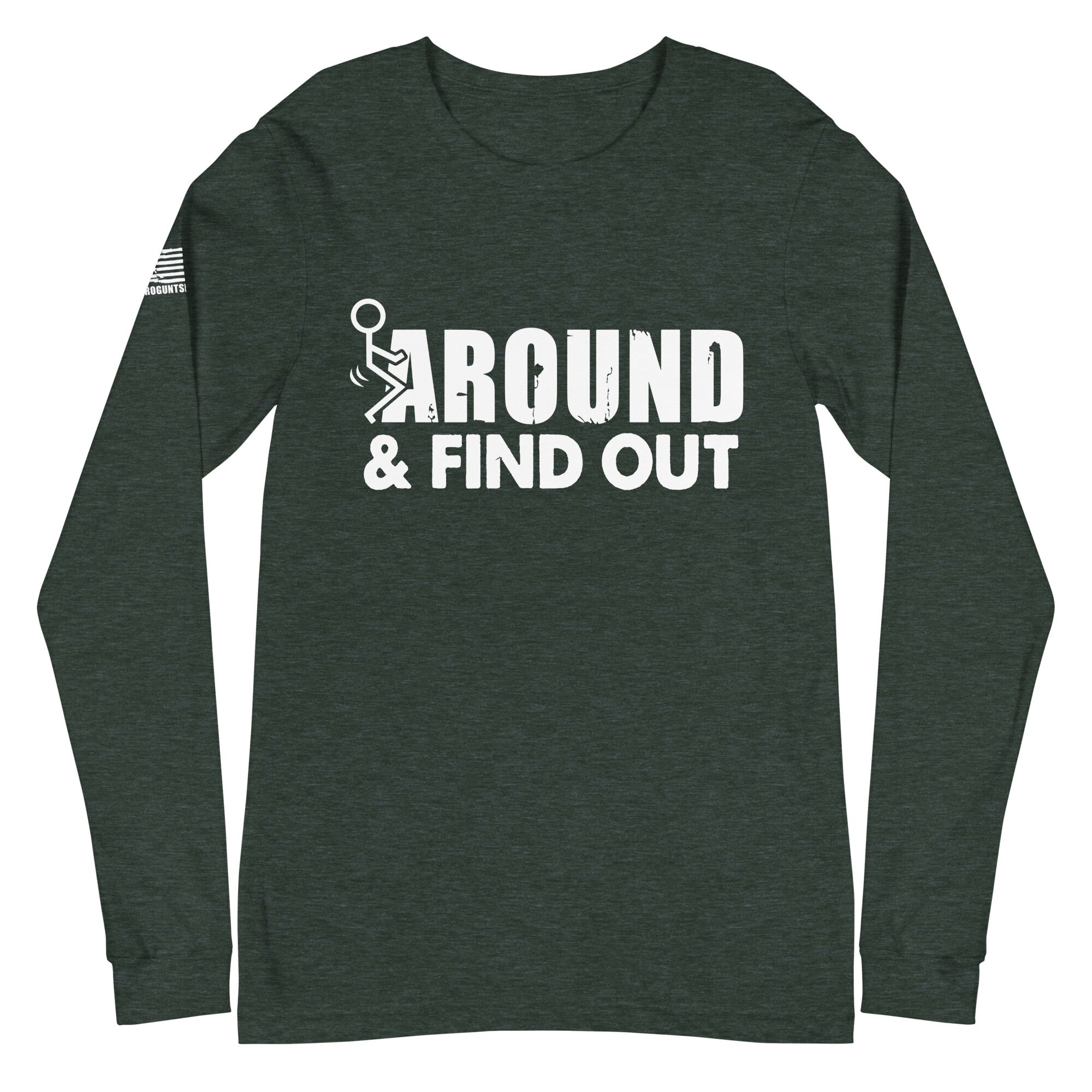 Around & Find Out 2nd amendment pro gun Unisex Long Sleeve Tee - Image 3