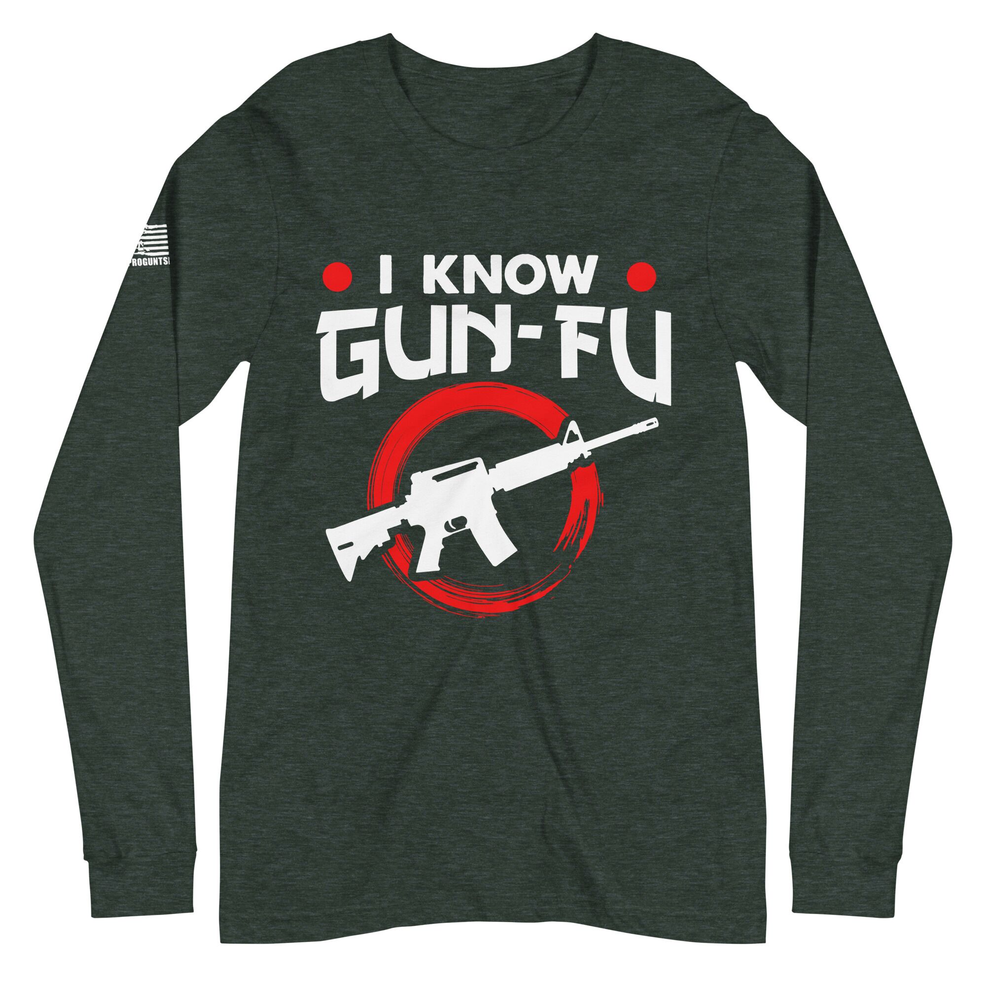 Gun-fu 2nd amendment pro gun Unisex Long Sleeve Tee - Image 3