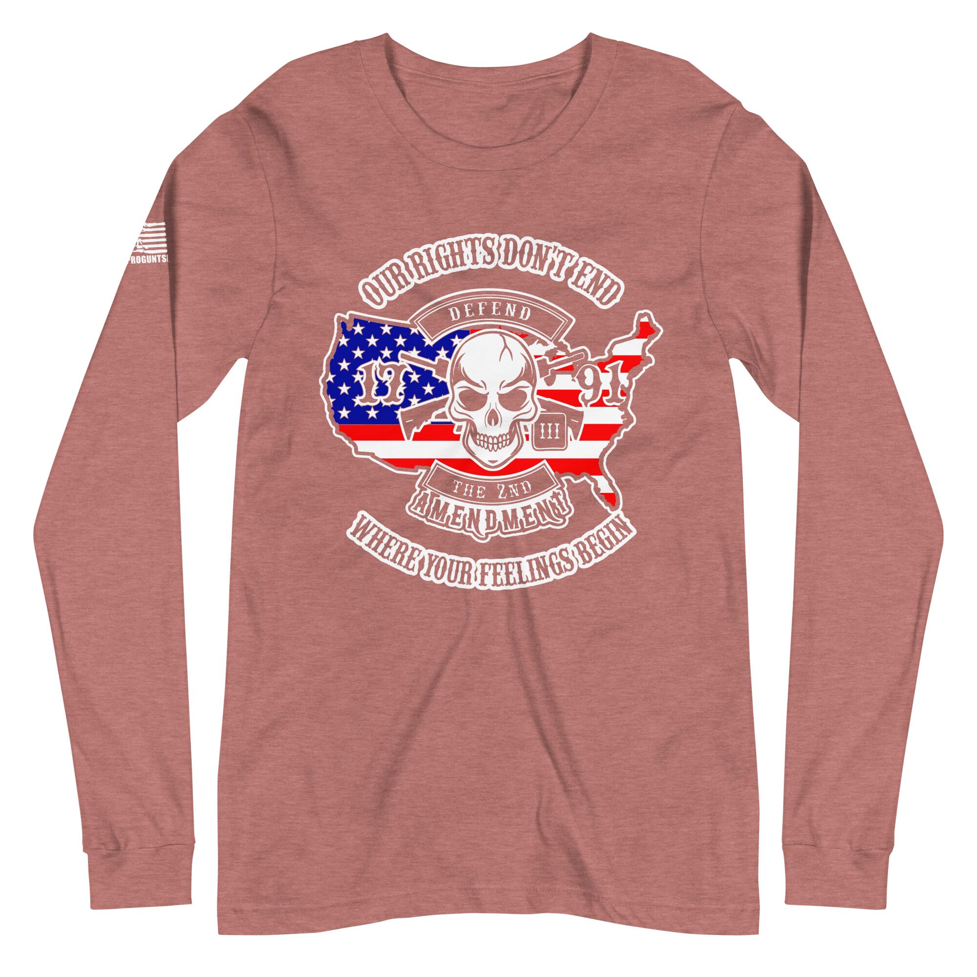 Our Rights 2nd amendment pro gun Unisex Long Sleeve Tee - Image 4