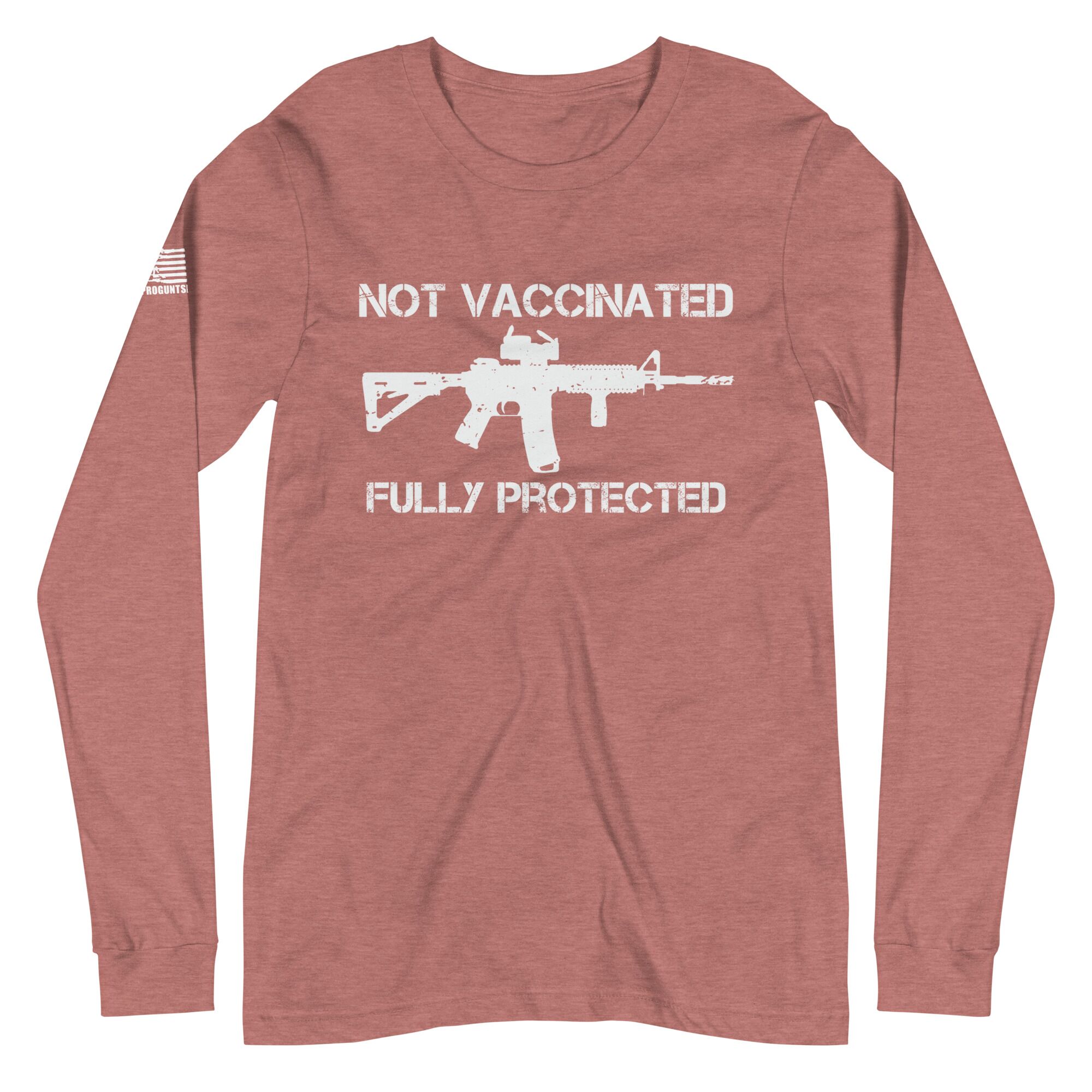 Fully Protected 2nd amendment pro gun Unisex Long Sleeve Tee - Image 6