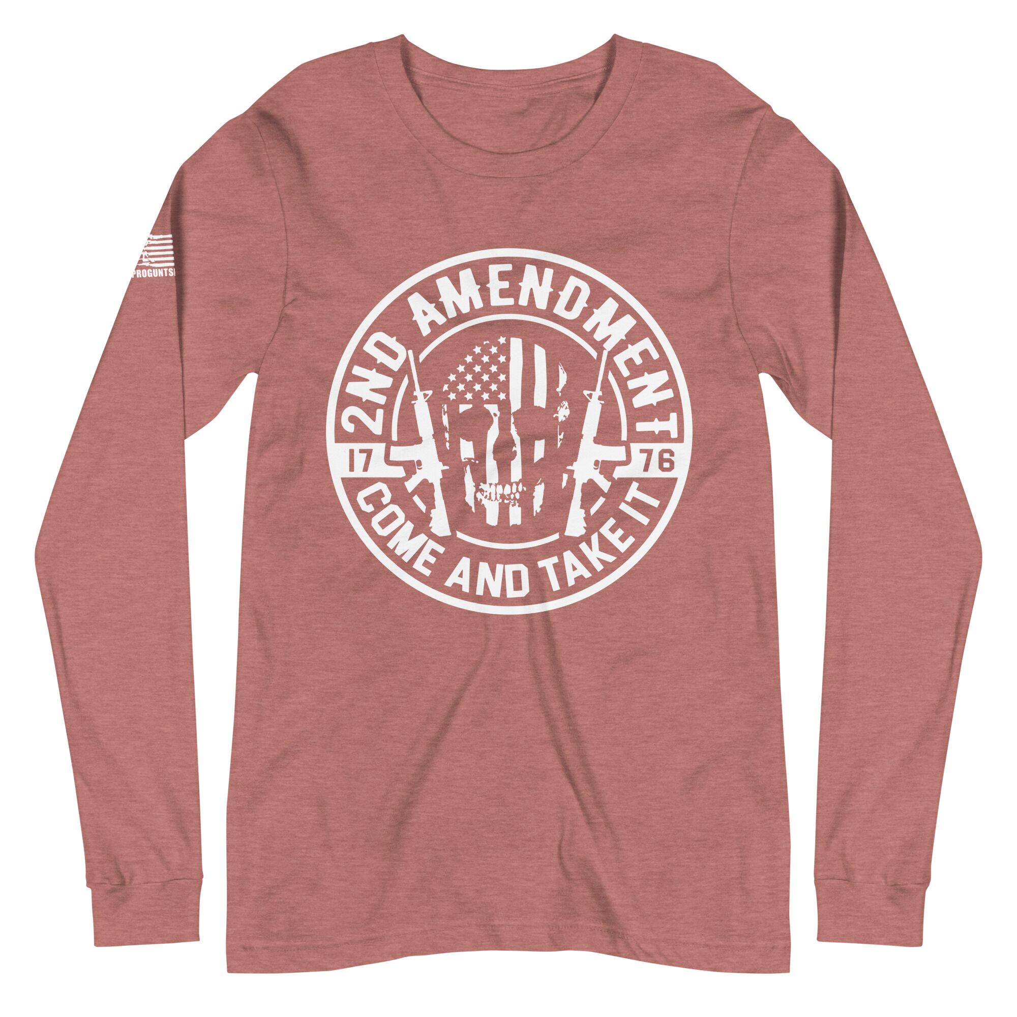 Come and take it 2nd amendment pro gun Unisex Long Sleeve Tee - Image 6