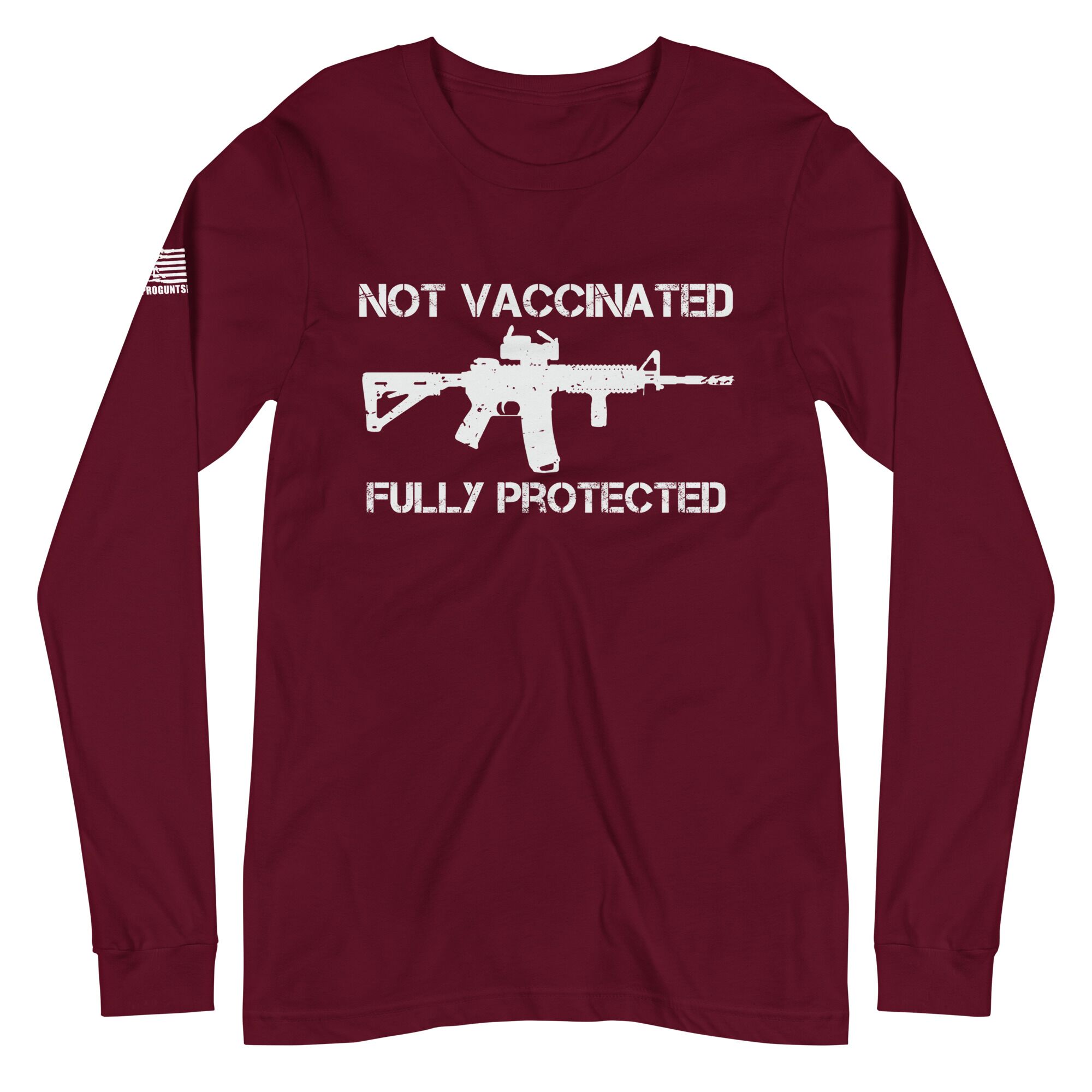 Fully Protected 2nd amendment pro gun Unisex Long Sleeve Tee - Image 3