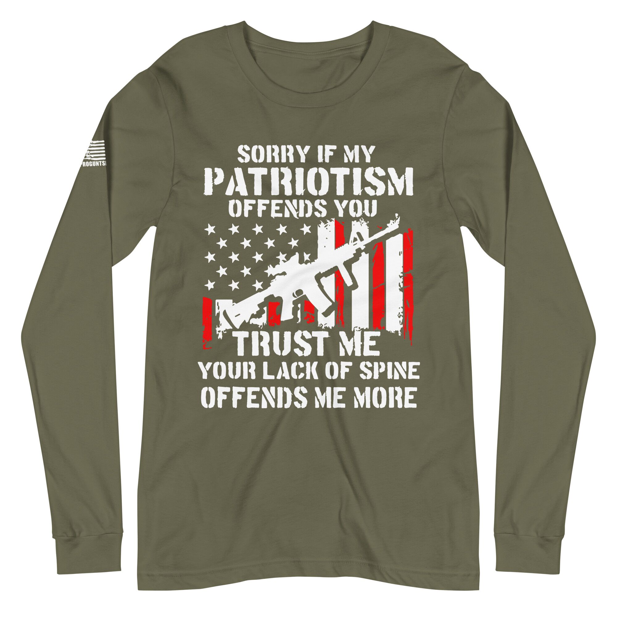 Patriotism 2nd amendment pro gun Unisex Long Sleeve Tee - Image 5
