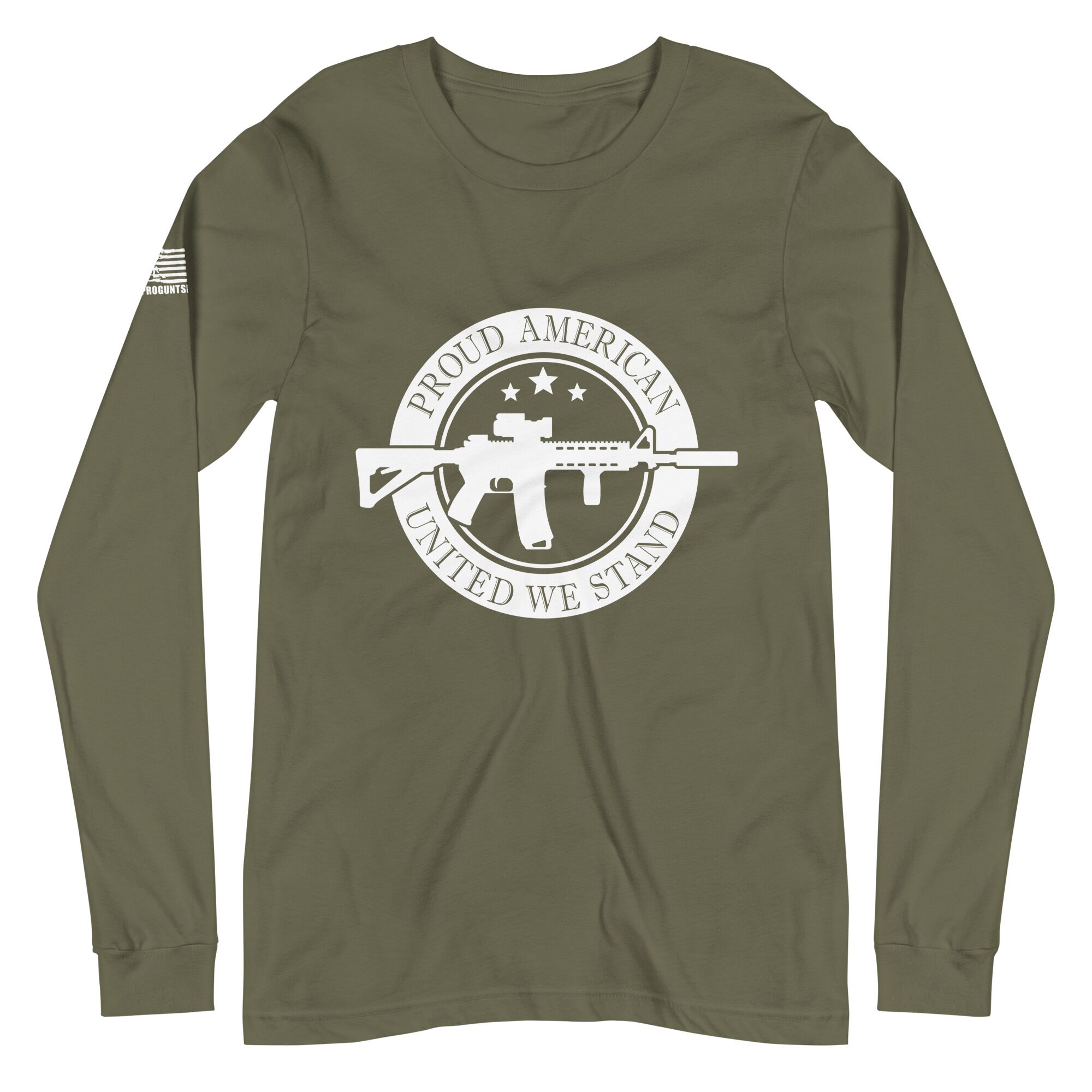 Proud American 2nd amendment pro gun Unisex Long Sleeve Tee - Image 5