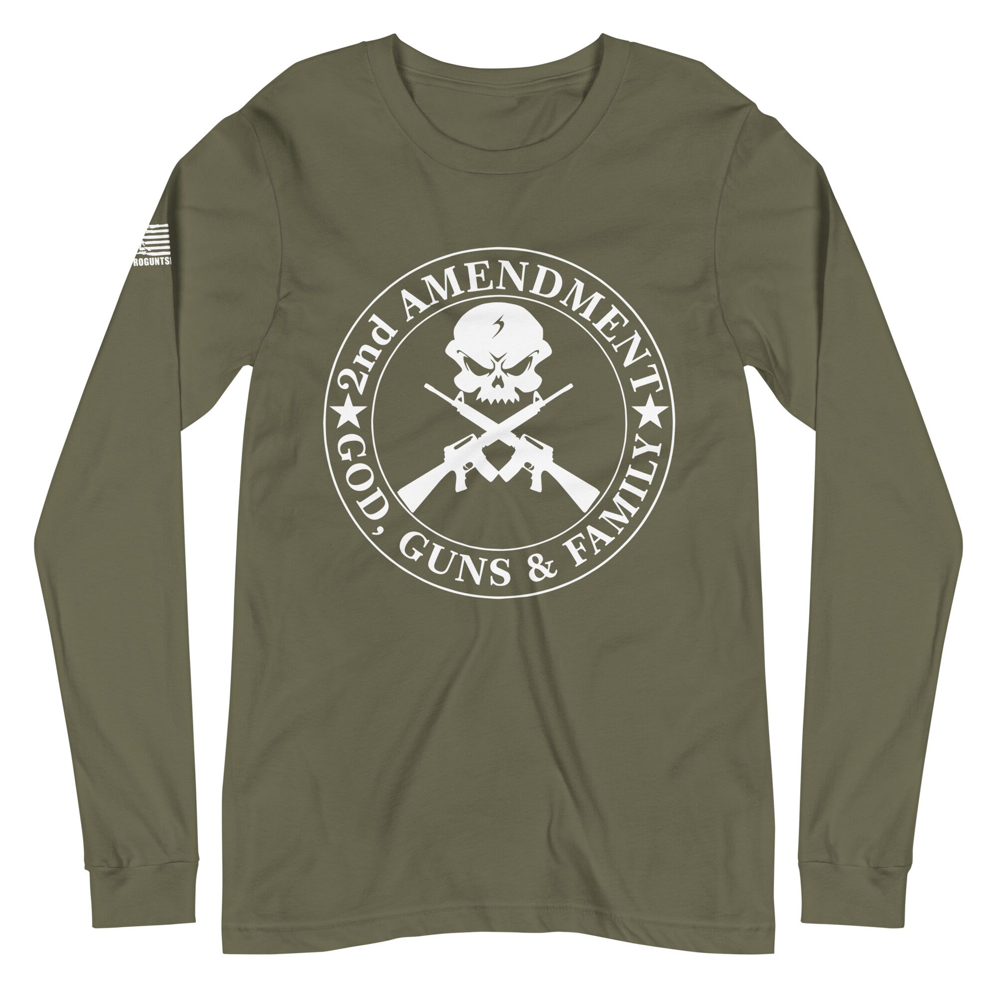 God, Guns, Family 2nd amendment pro gun Unisex Long Sleeve Tee - Image 5