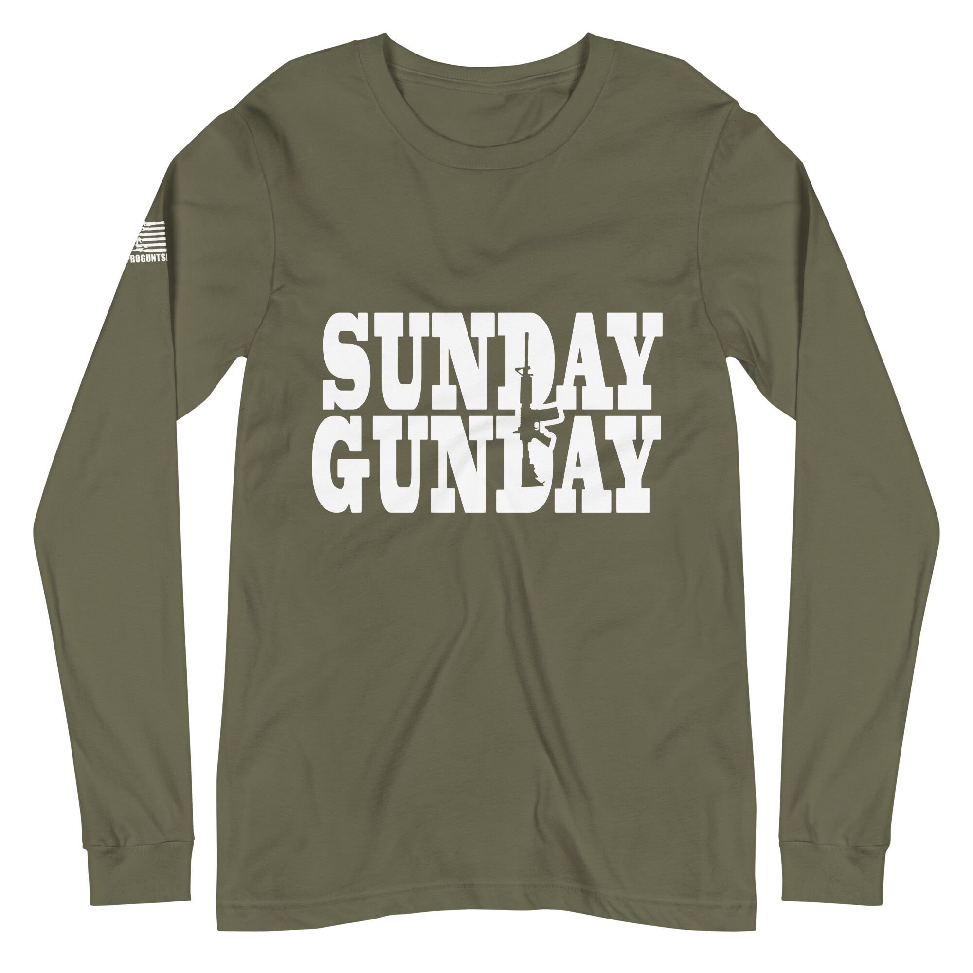 Sunday Gun Day 2nd amendment pro gun Unisex Long Sleeve Tee - Image 5
