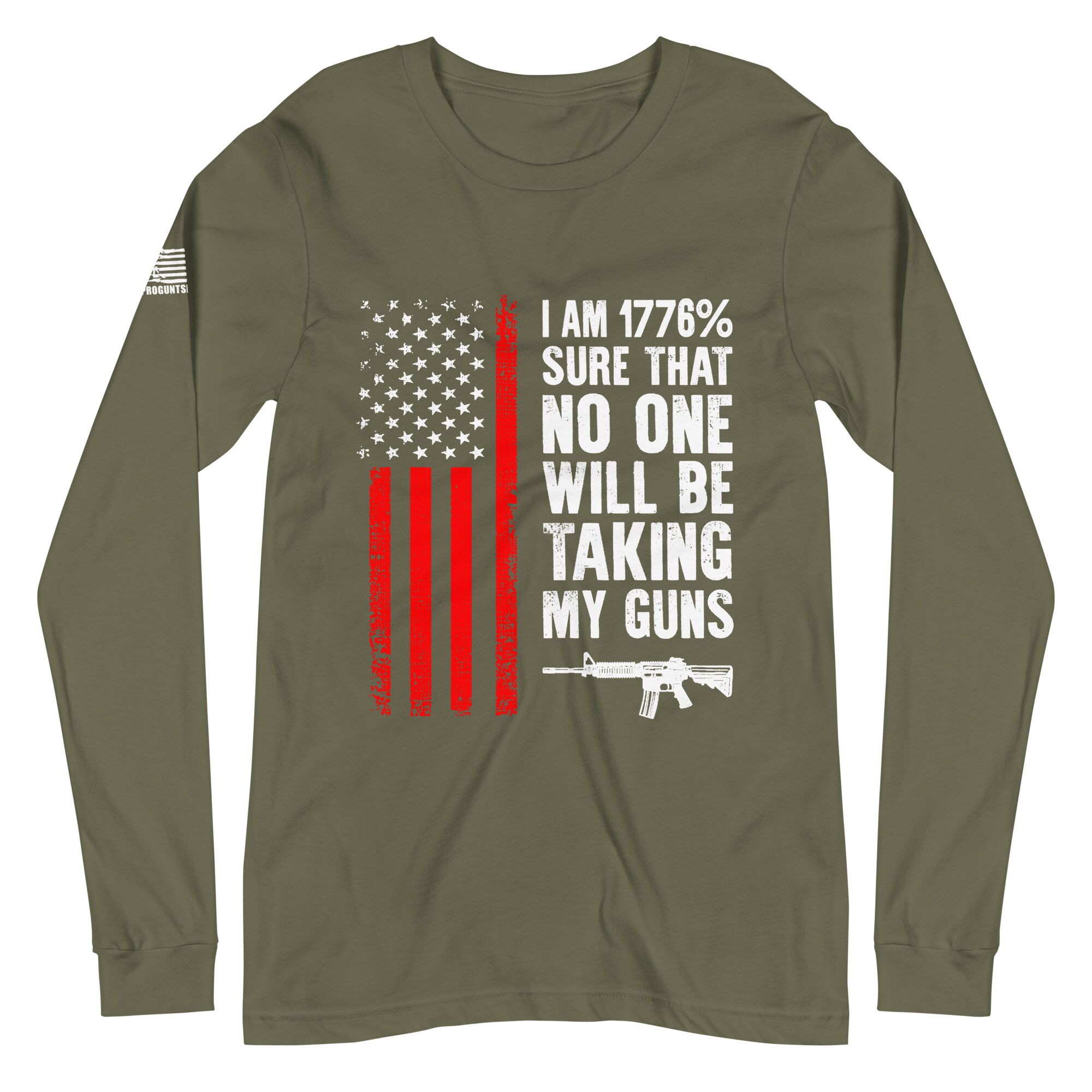1776 Sure 2nd amendment pro gun Unisex Long Sleeve Tee - Image 5