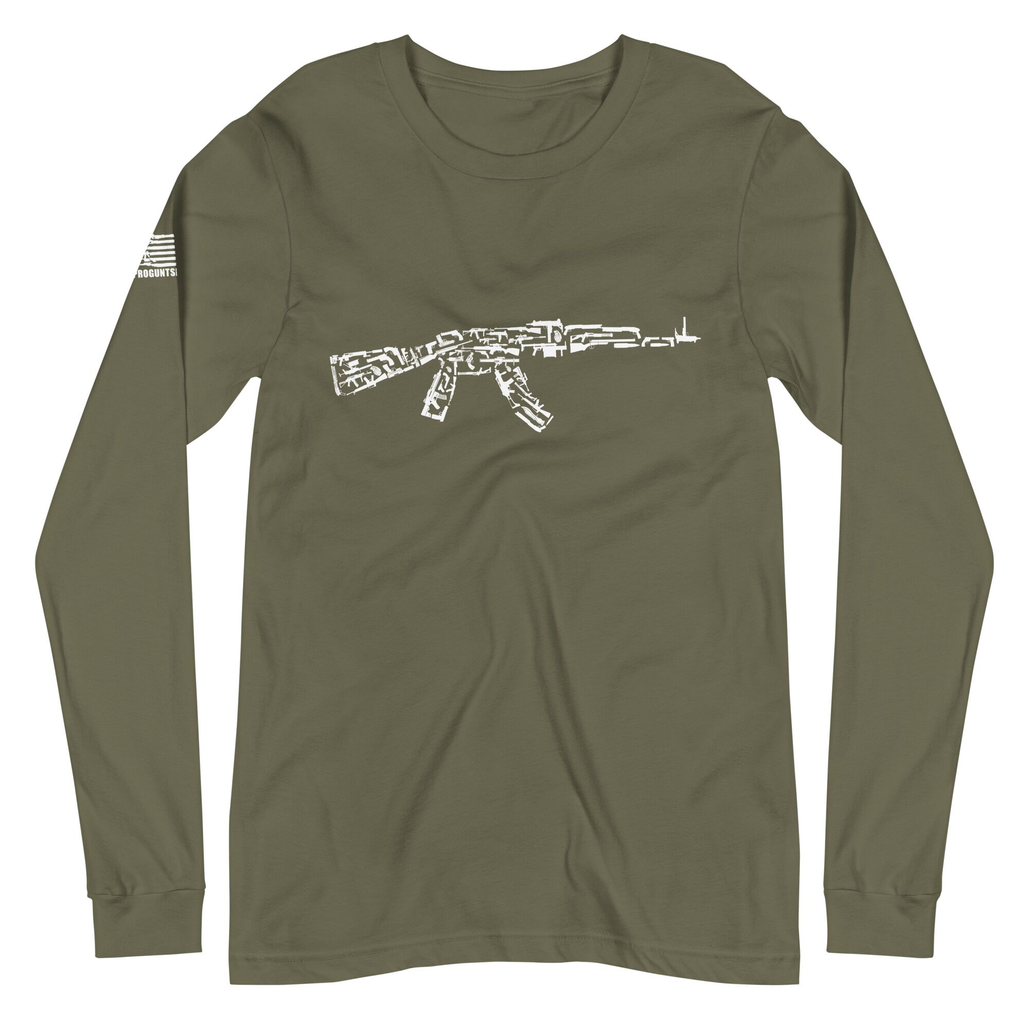 AK47 2nd amendment pro gun Unisex Long Sleeve Tee - Image 5