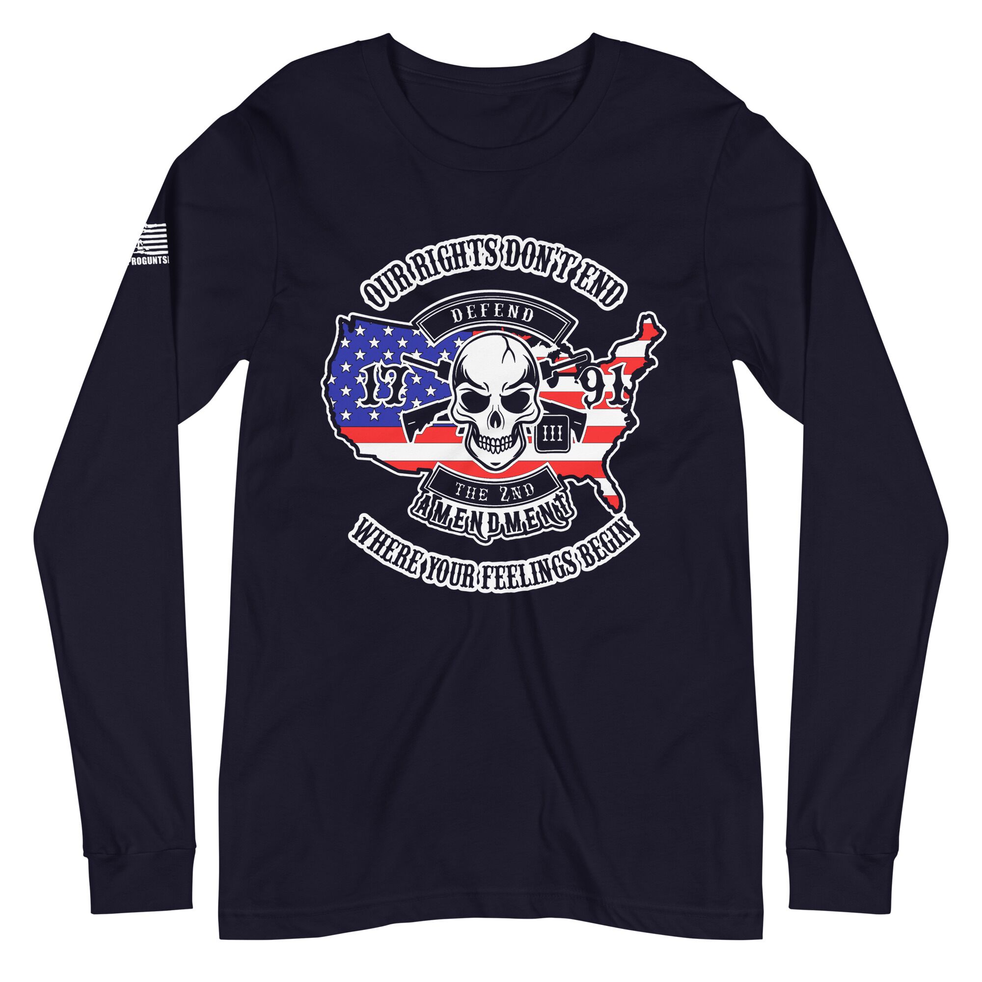Our Rights 2nd amendment pro gun Unisex Long Sleeve Tee - Image 2
