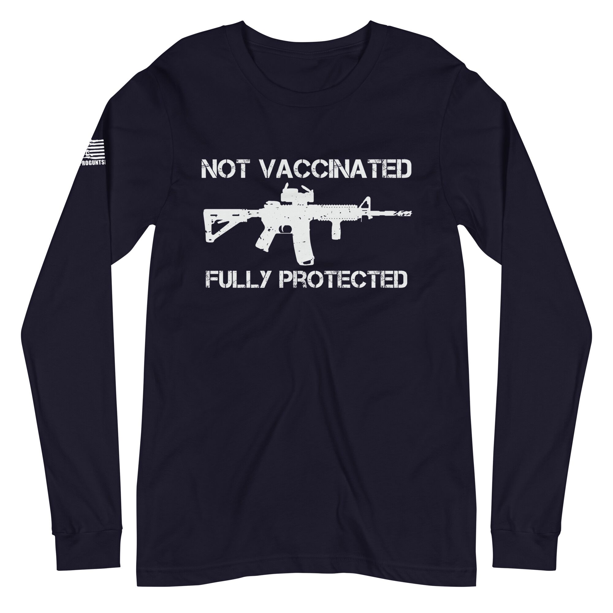 Fully Protected 2nd amendment pro gun Unisex Long Sleeve Tee - Image 2