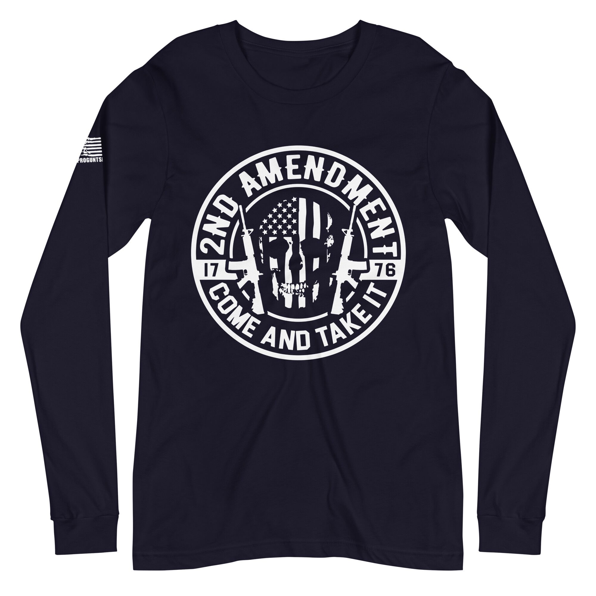 Come and take it 2nd amendment pro gun Unisex Long Sleeve Tee - Image 2