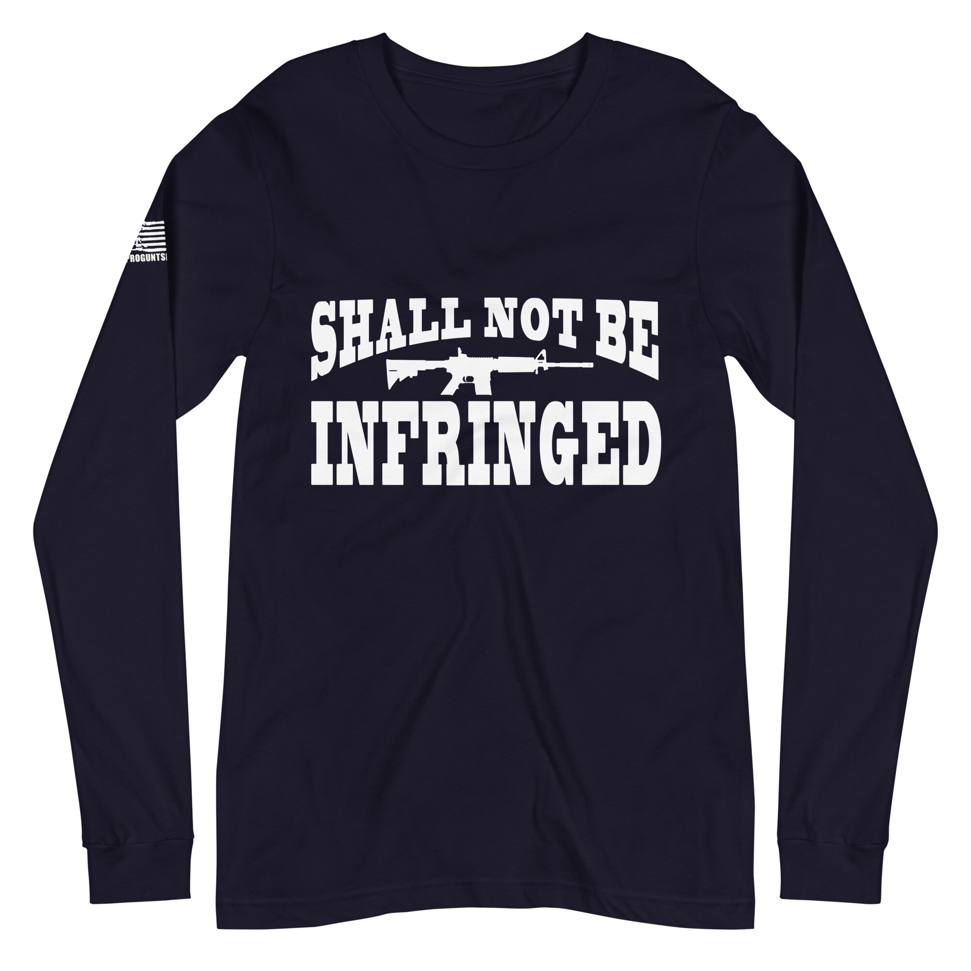 Shall not be infringed 2nd amendment pro gun Unisex Long Sleeve Tee - Image 2