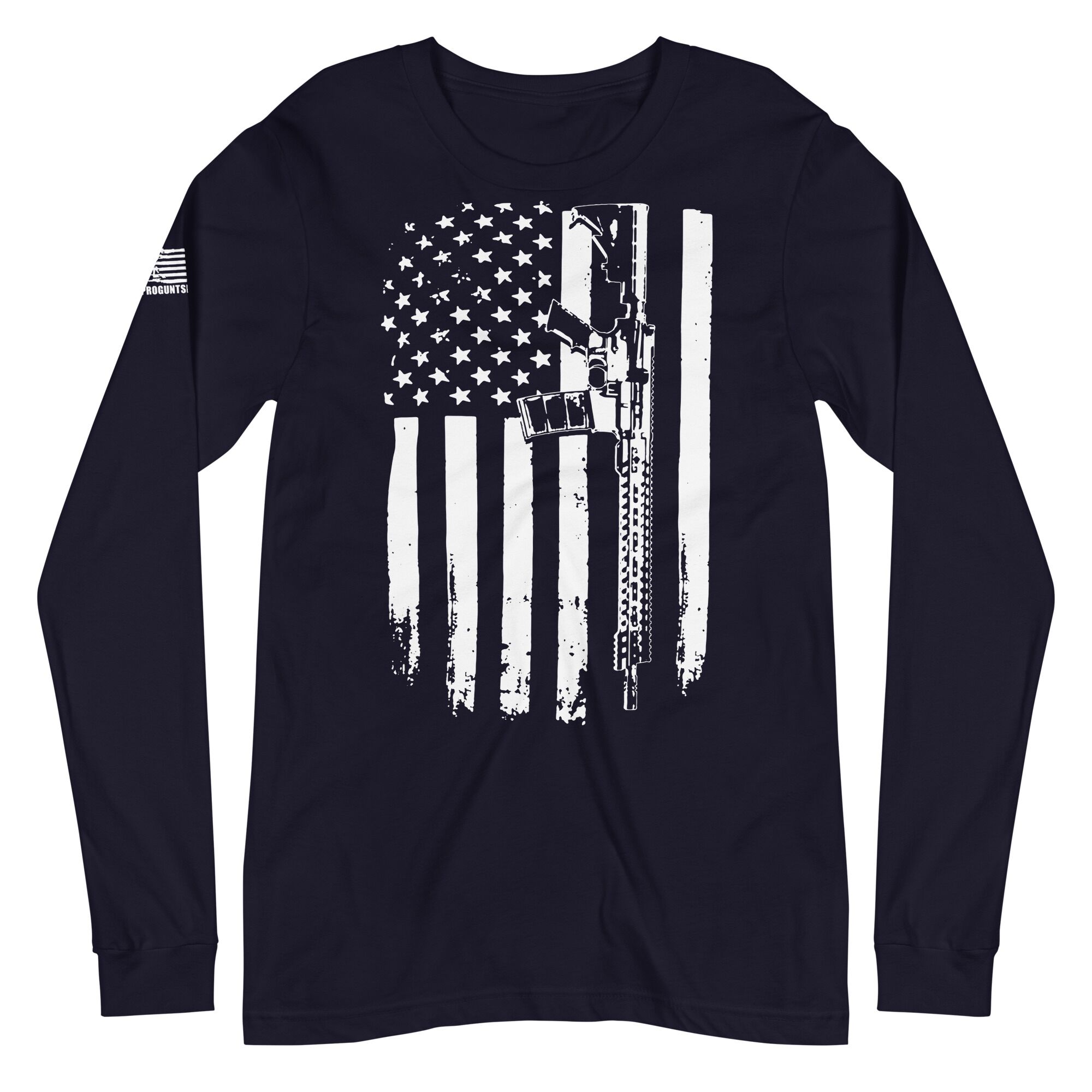 Flag 2nd amendment pro gun Unisex Long Sleeve Tee - Image 2