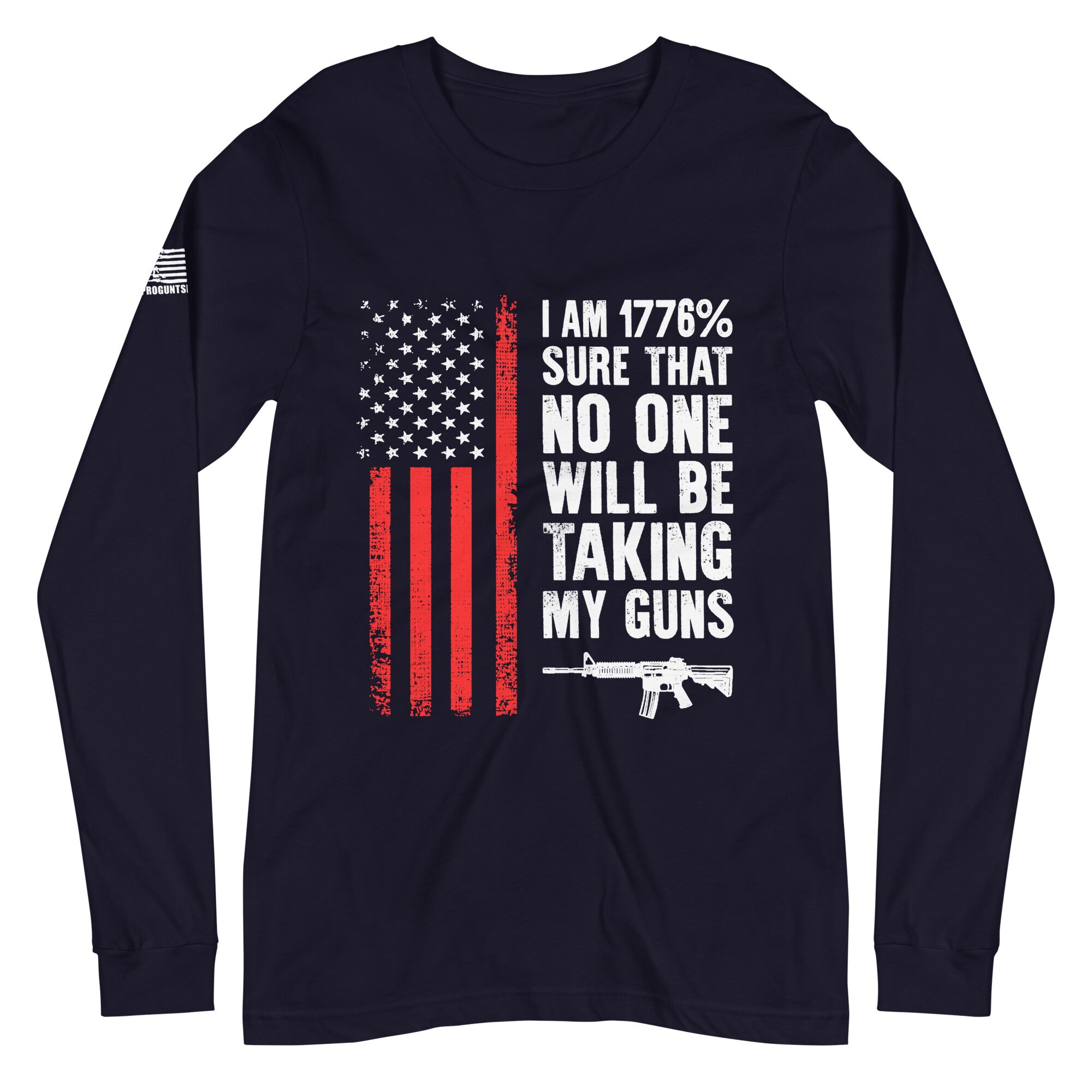 1776 Sure 2nd amendment pro gun Unisex Long Sleeve Tee - Image 2