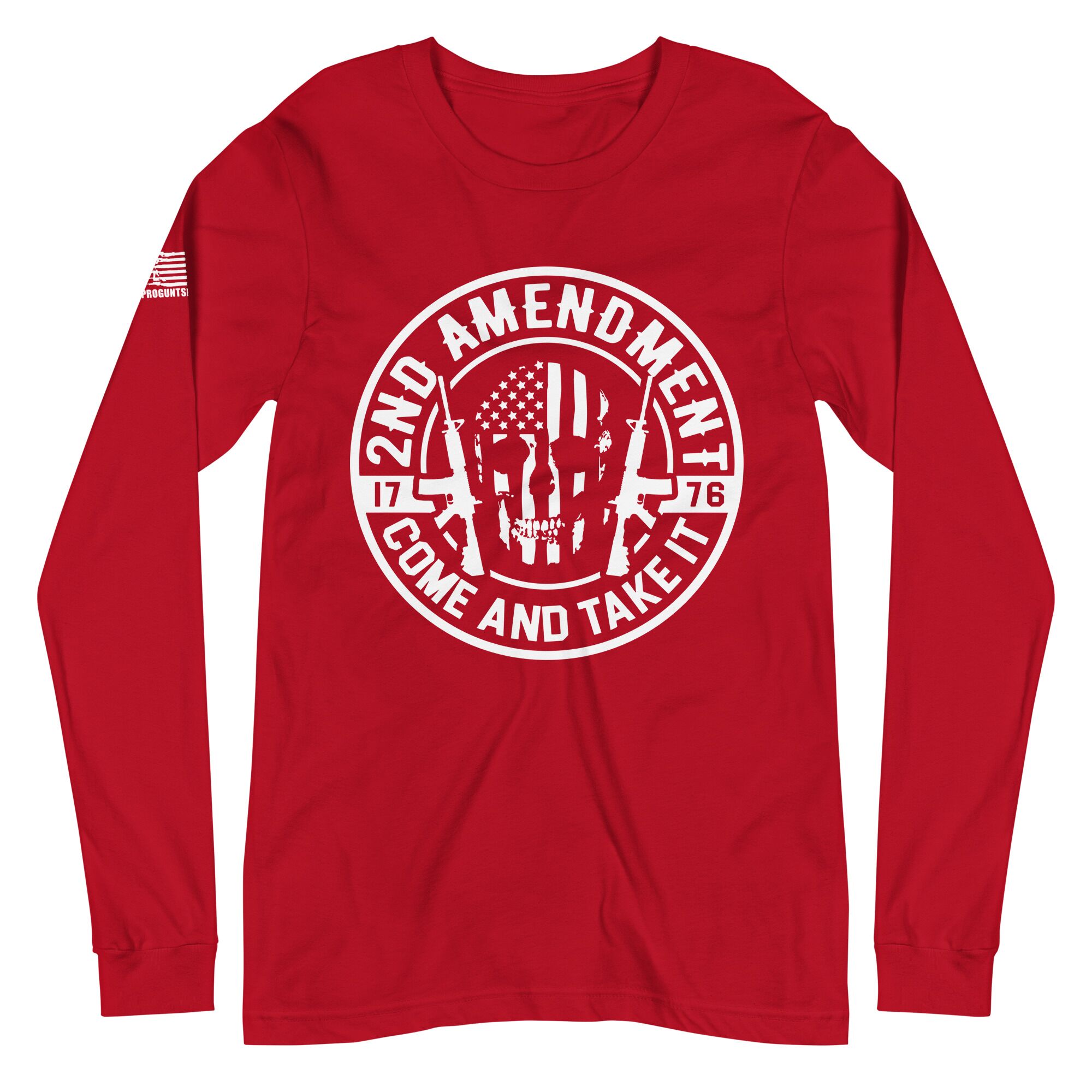 Come and take it 2nd amendment pro gun Unisex Long Sleeve Tee - Image 4