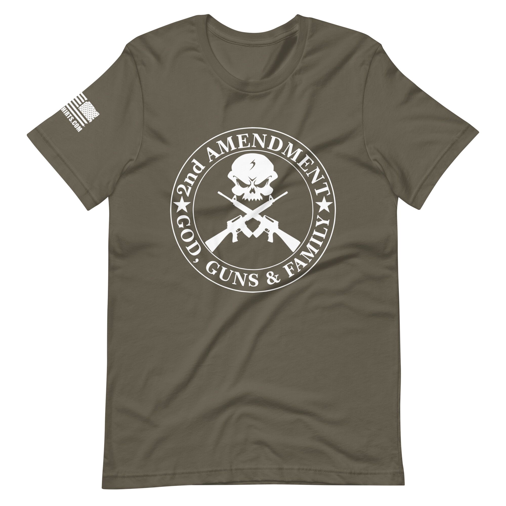 God, Guns, Family 2nd amendment pro gun Unisex t-shirt - Image 5