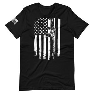 Flag 2nd amendment pro gun Unisex t-shirt