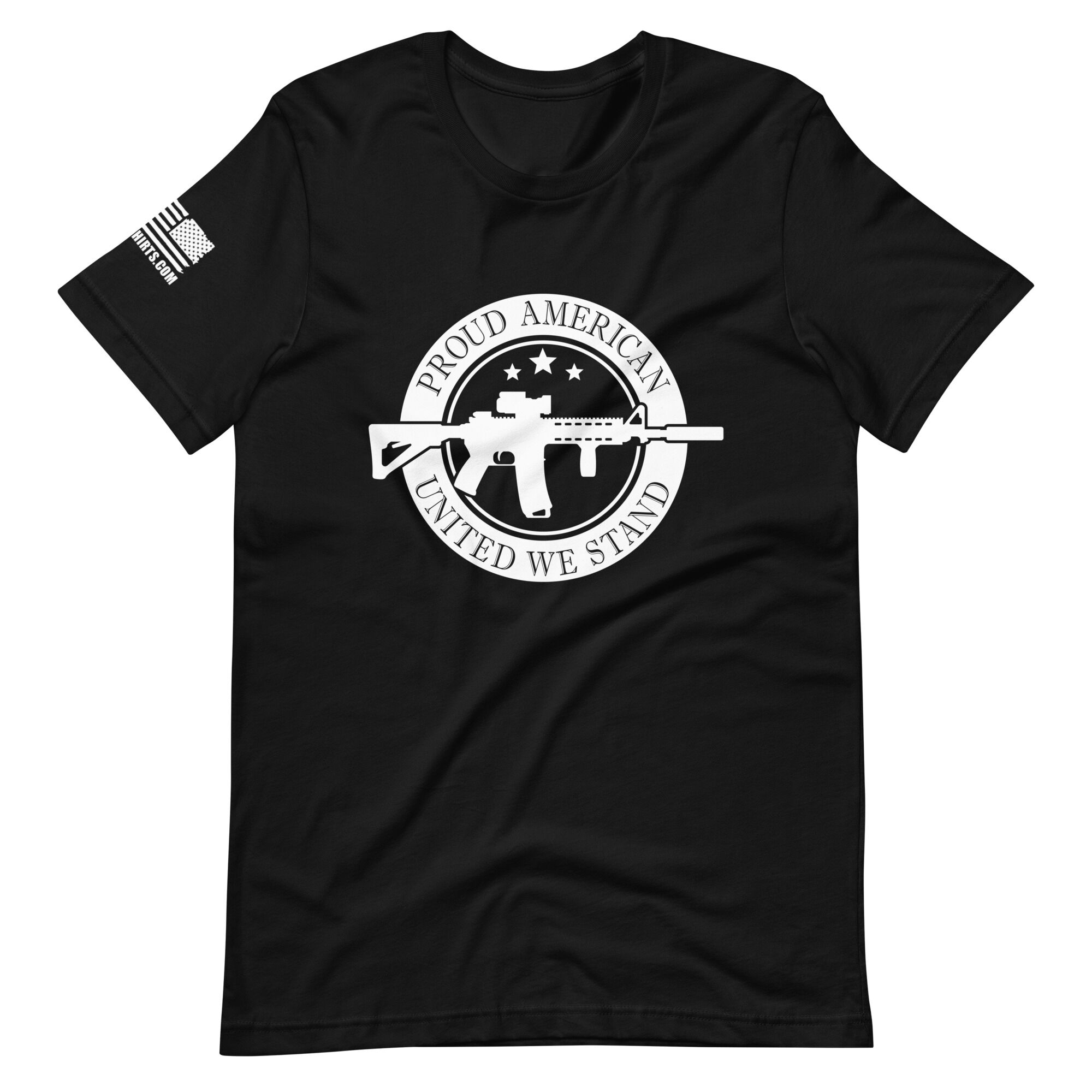 Proud American 2nd amendment pro gun Unisex t-shirt