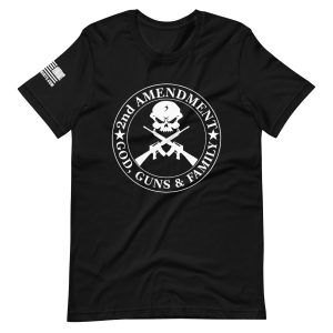 God, Guns, Family 2nd amendment pro gun Unisex t-shirt